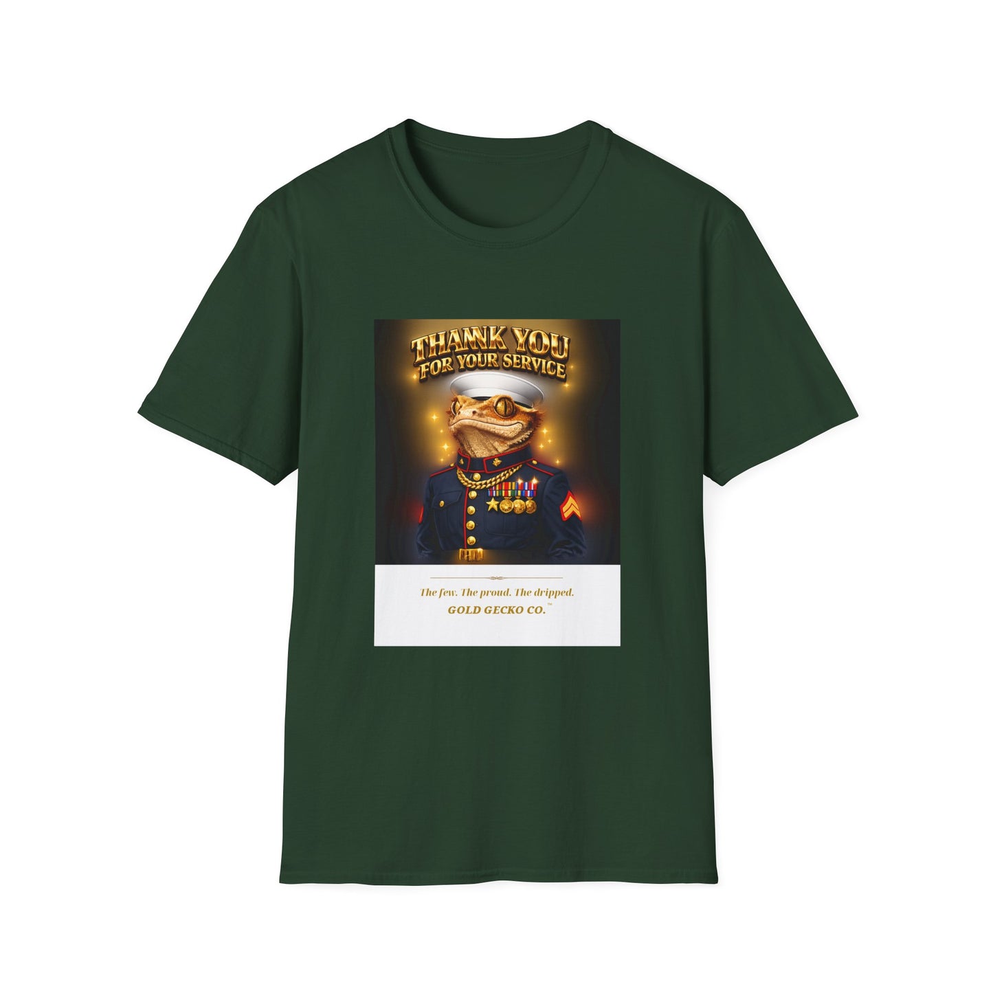 Gold Gecko Co.™ | Marines Semper Drip | Crested Gecko | Comfort Colors 6500
