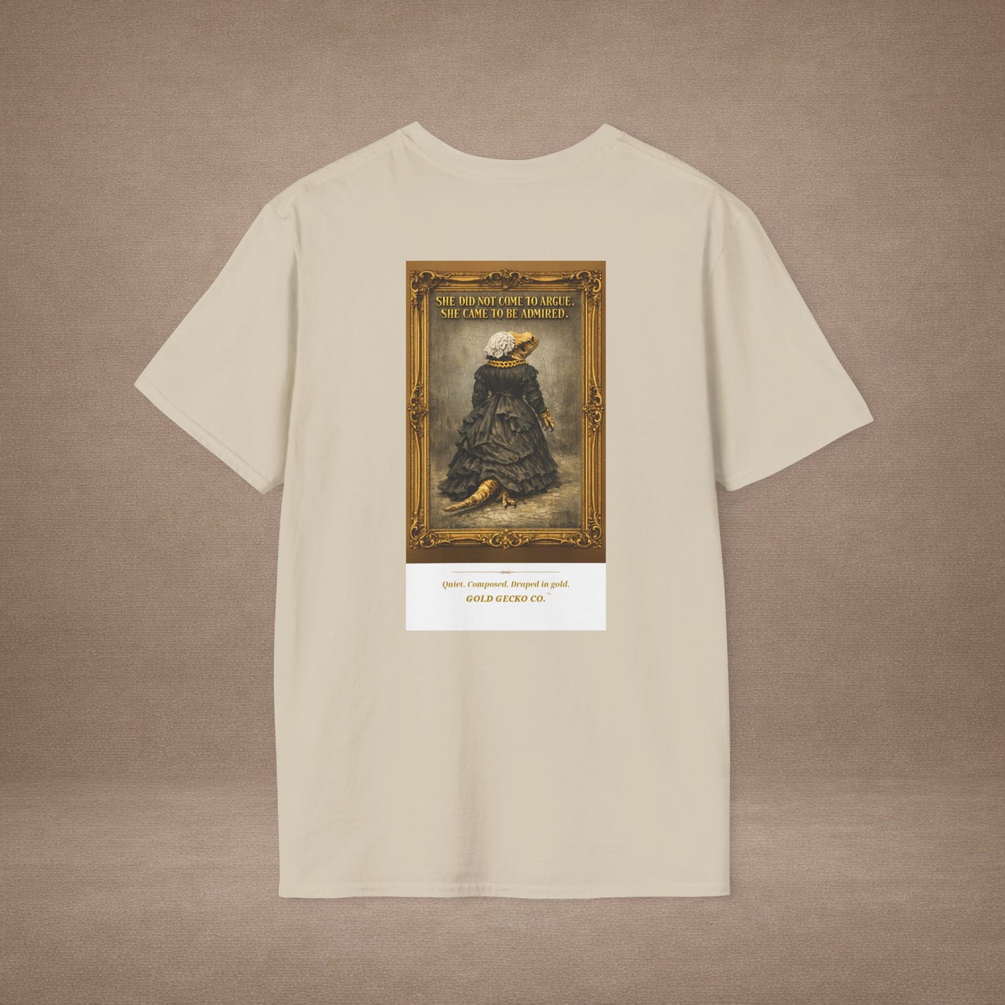 Design #col19-4 - Whistler's Gecko— Fine Art Tee