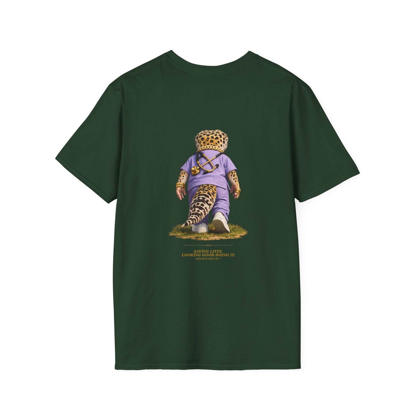 Gold Gecko Co.™ | Scrubs | Leopard Gecko | Comfort Colors 6500