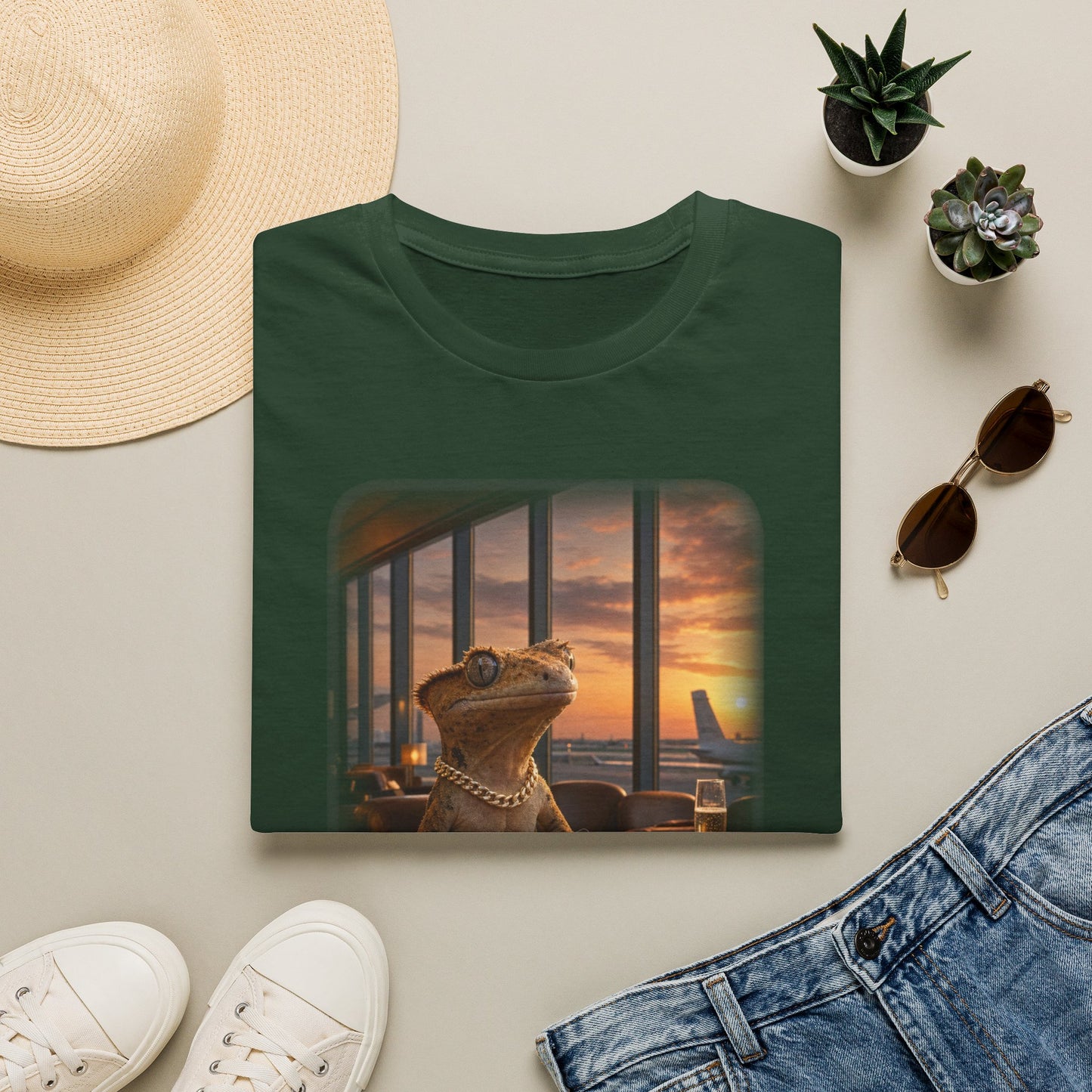 Gold Gecko Co.™ | Passport Stamped | Crested Gecko | Comfort Colors 6500