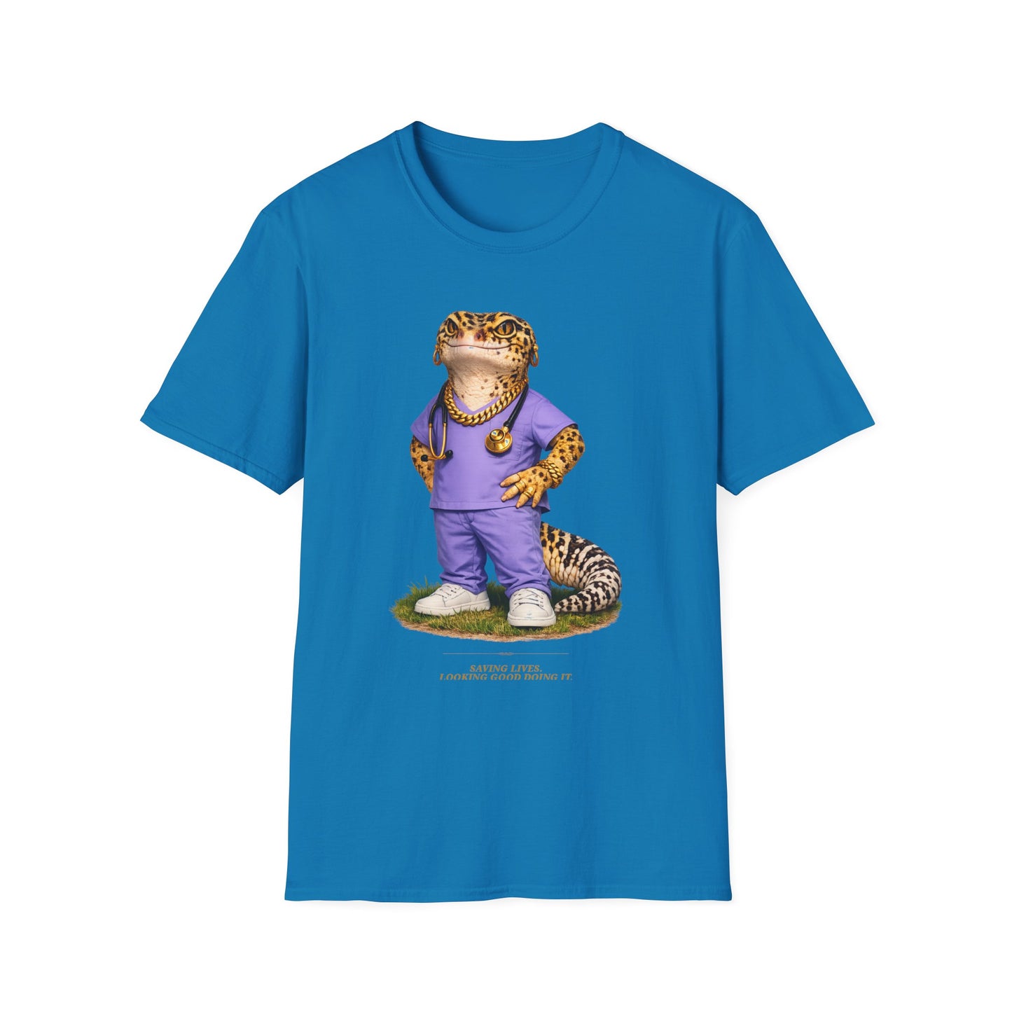 Gold Gecko Co.™ | Scrubs | Leopard Gecko | Comfort Colors 6500