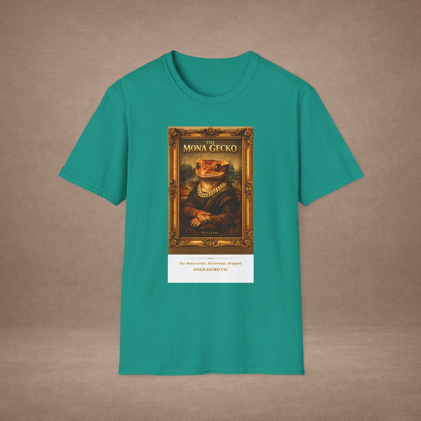 Design #col19-1 - Mona Gecko — Fine Art Tee