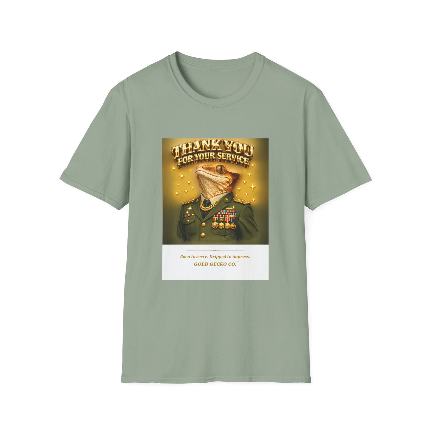 Gold Gecko Co.™ | Army Strong | Crested Gecko | Comfort Colors 6500
