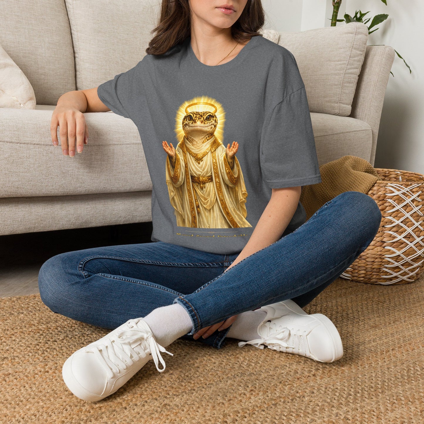 Gold Gecko Co. | Blessed. Covered. Untouchable. | Blessing Gecko Tee