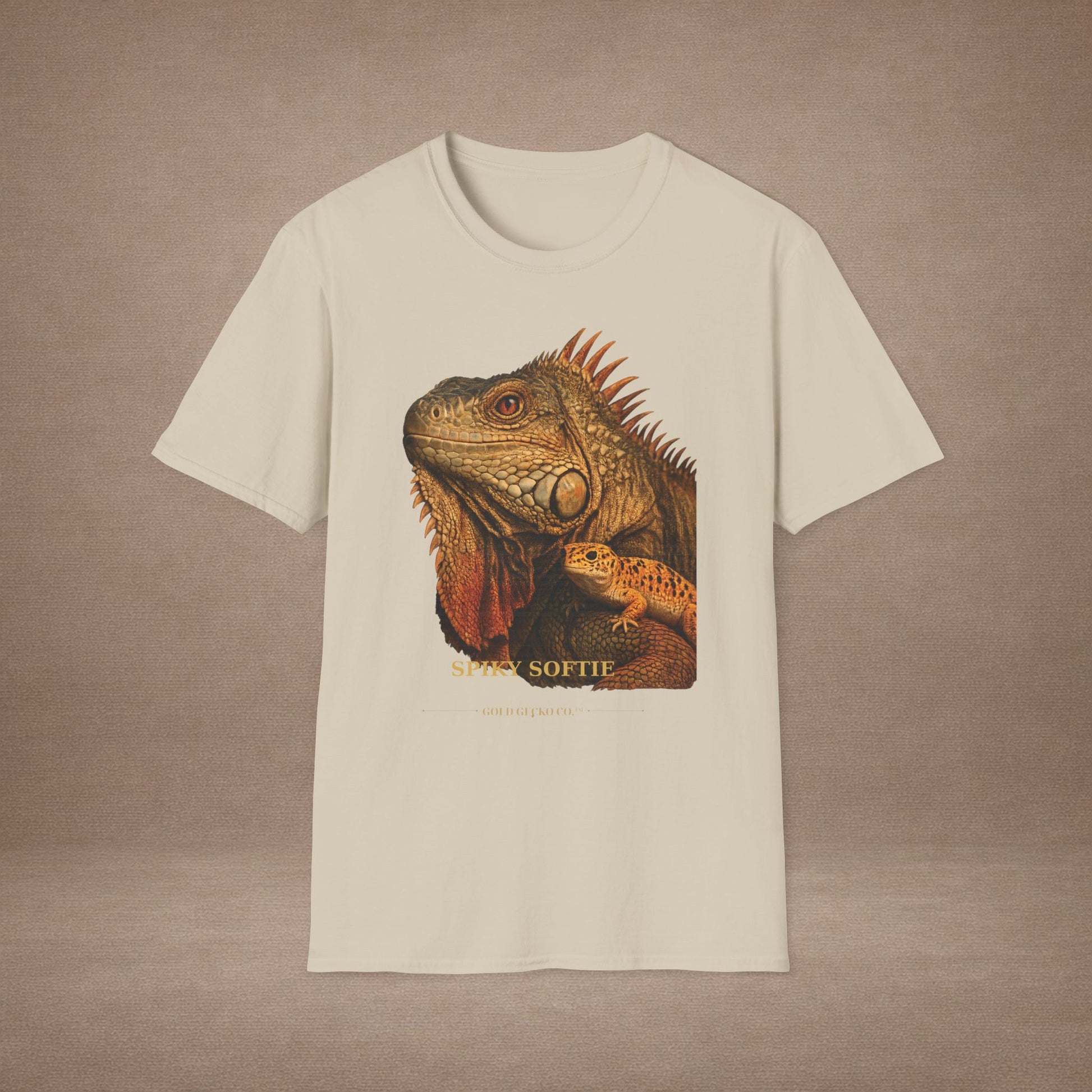 Iguana — Spiky Softie — photoreal reptile portraits — the ultimate herp appreciation. Gold Gecko Co. Reptile Roll Call collection.