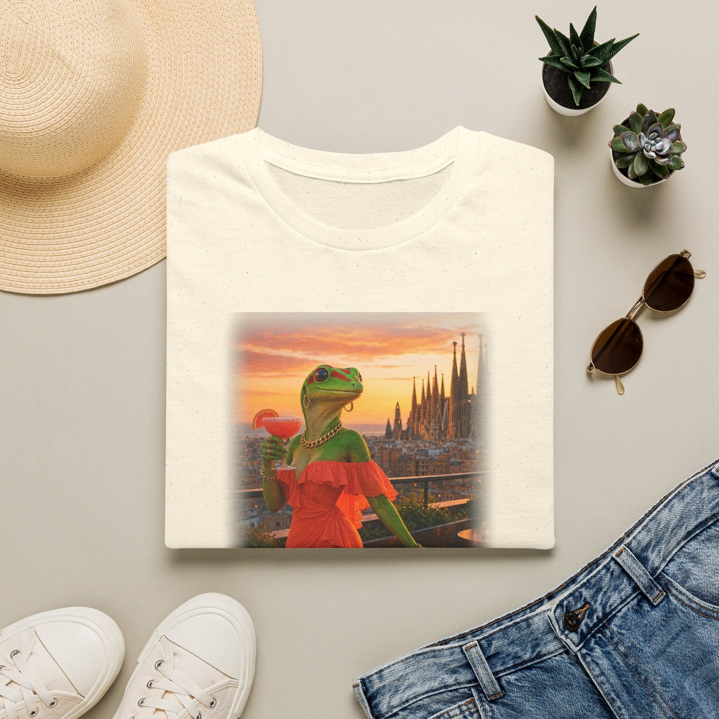 Gold Gecko Co.™ | Barcelona | Day Gecko | Comfort Colors 6500
