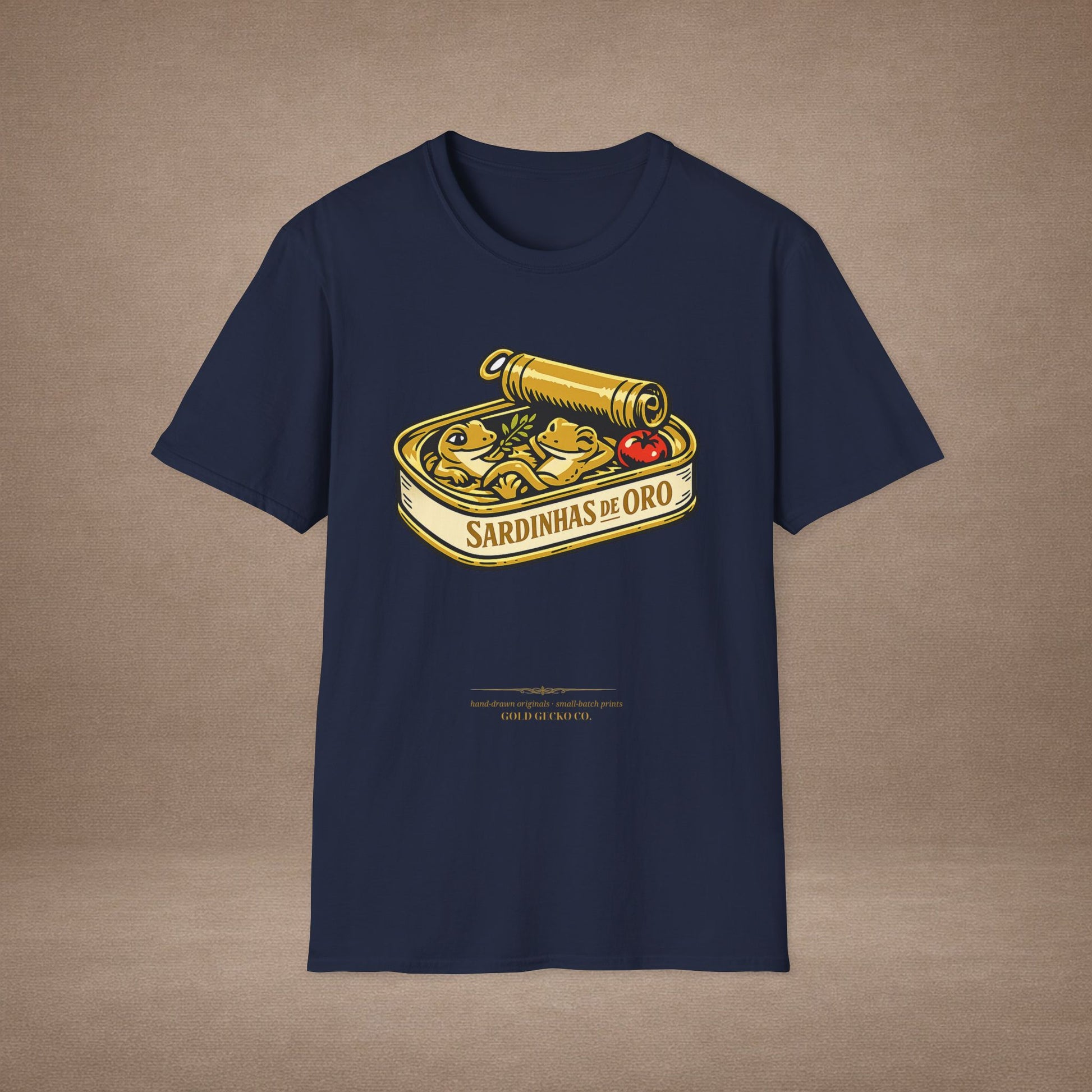 Sardinhas de Ouro Portuguese fish market graphic t-shirt — Gold Gecko Co.