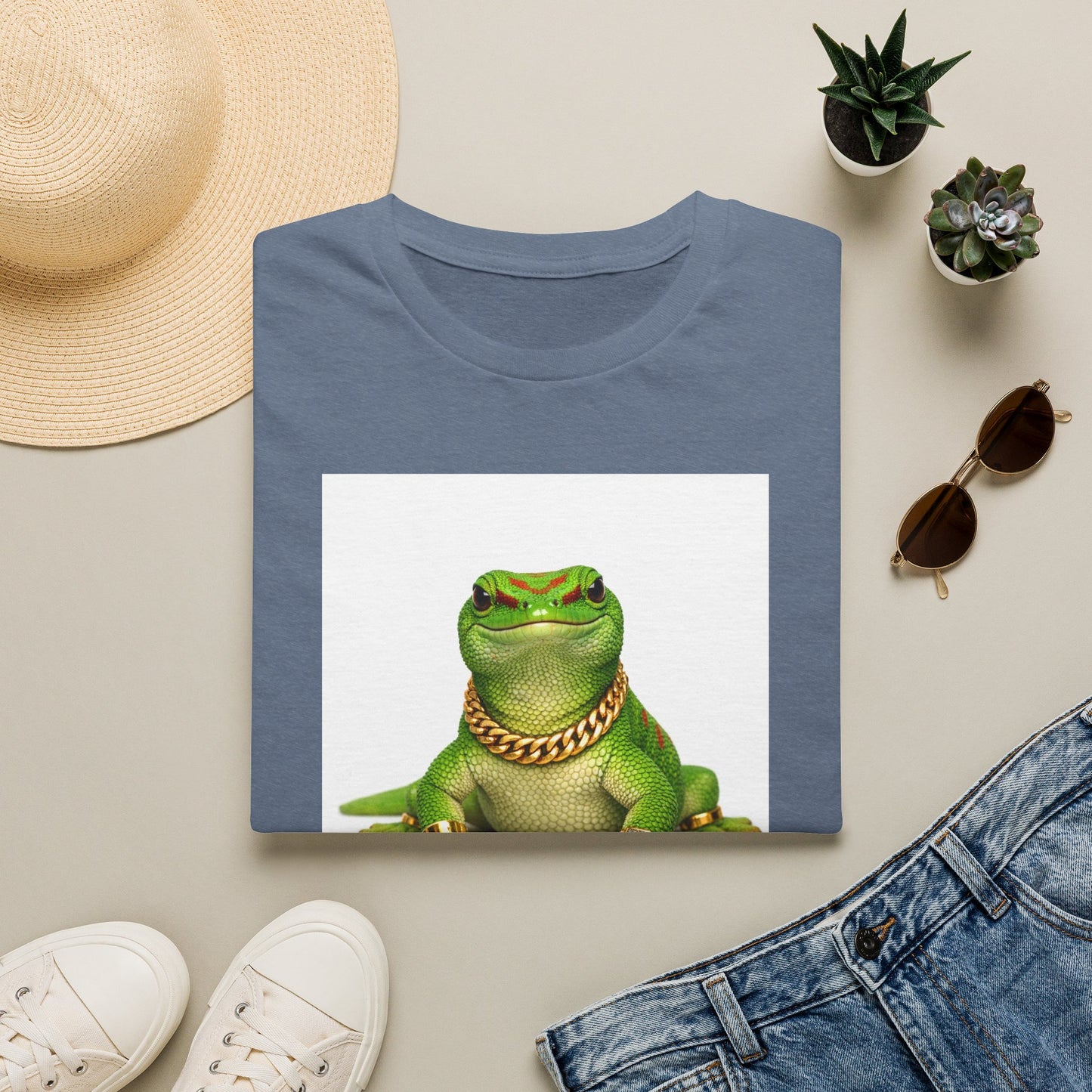 Gold Gecko Co.™ | Portrait | Day Gecko | Comfort Colors 6500