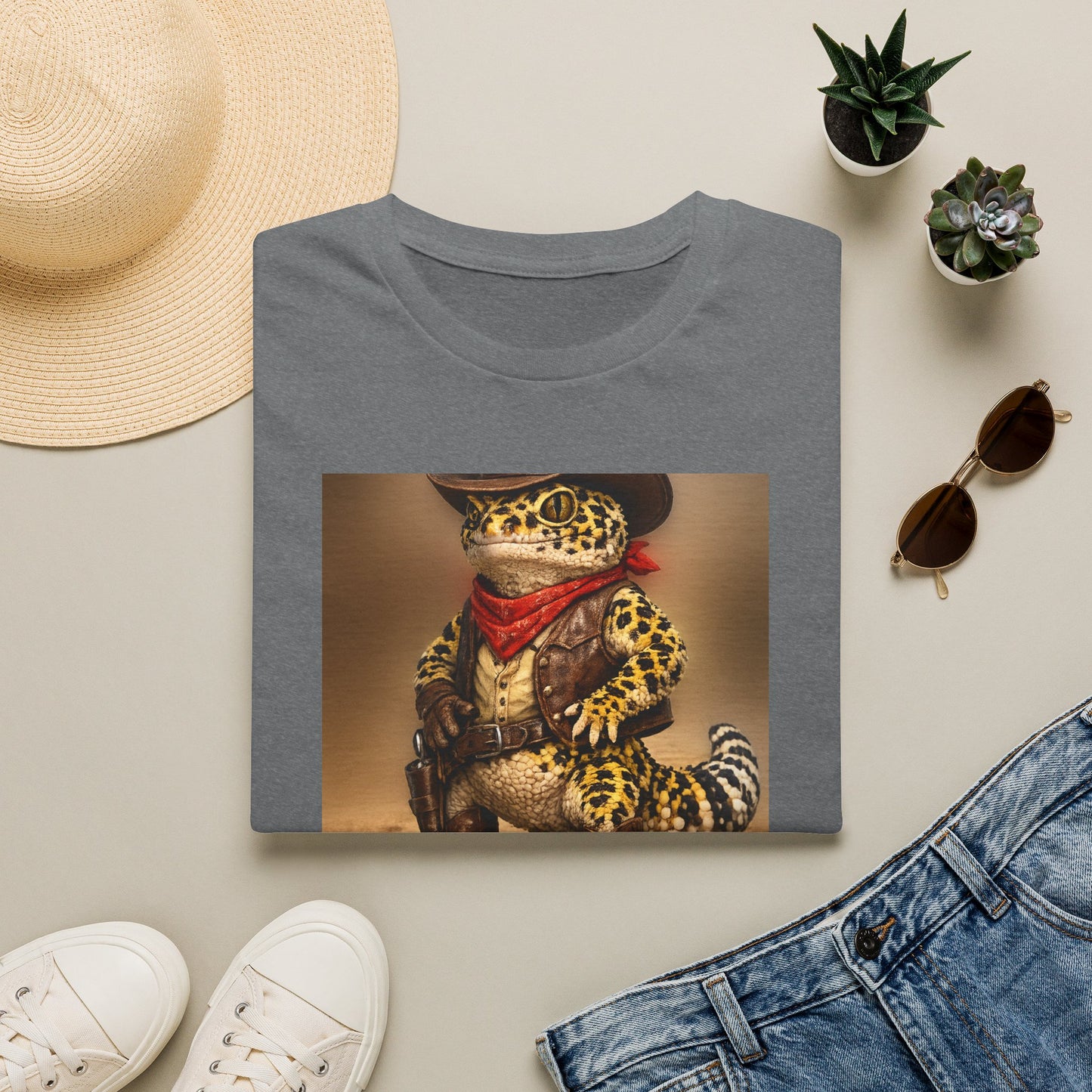 Gold Gecko Co.™ | Cowboy Up | Leopard Gecko | Comfort Colors 6500