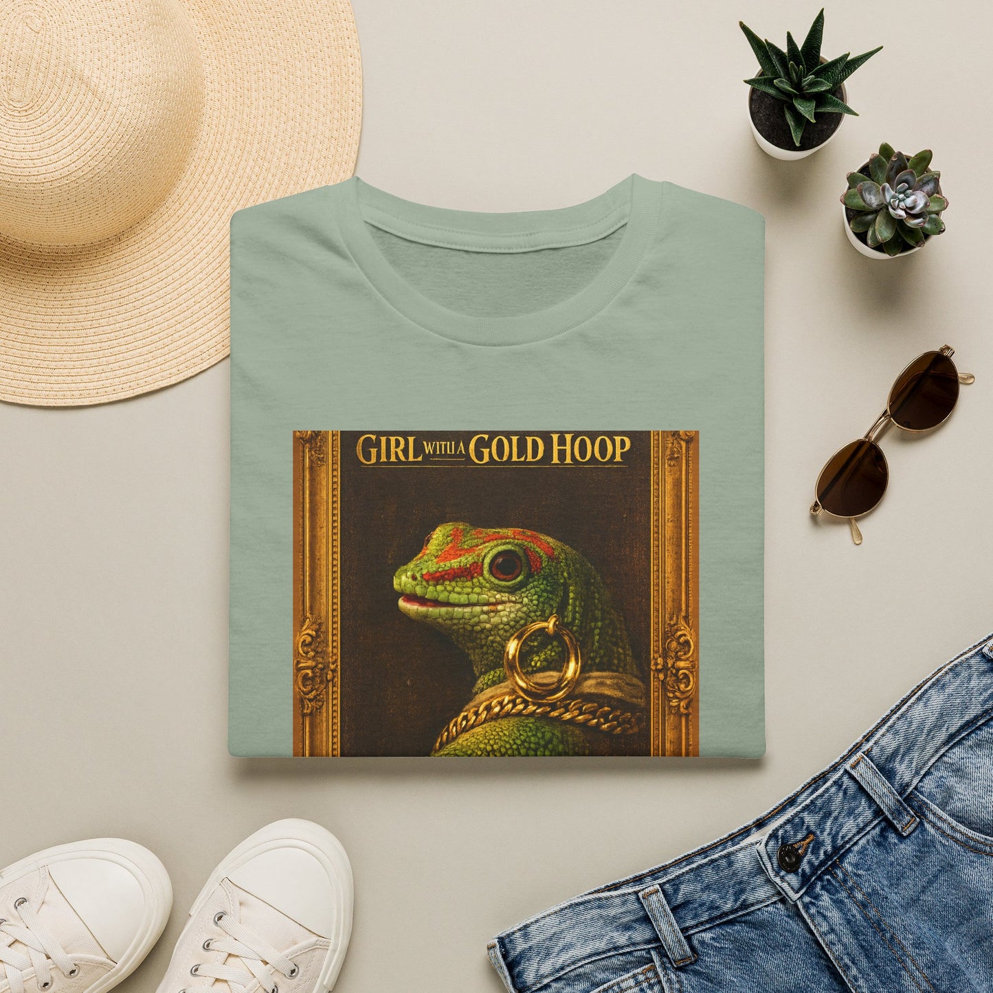 Col1119-7-V1-TS-CC6500-GoldHoopGirl-Crested-GoldGeckoCo