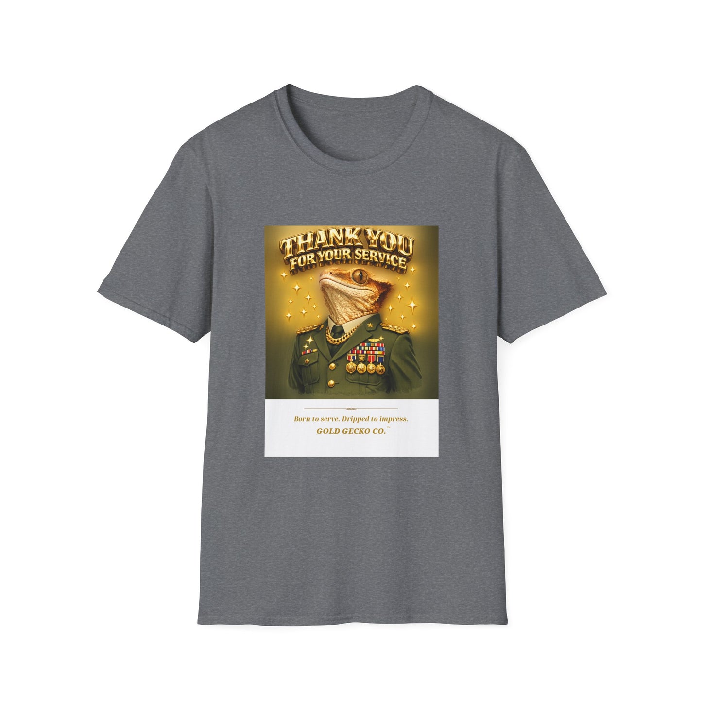 Gold Gecko Co.™ | Army Strong | Crested Gecko | Comfort Colors 6500