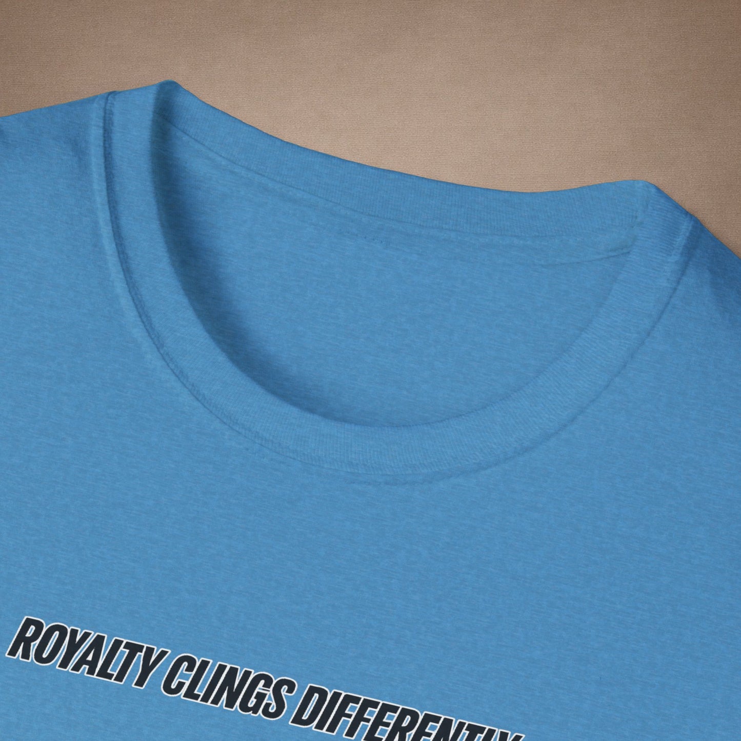 DESIGN #2-1 Royalty Clings Differently — Day Gecko Tee - (Black Letters)
