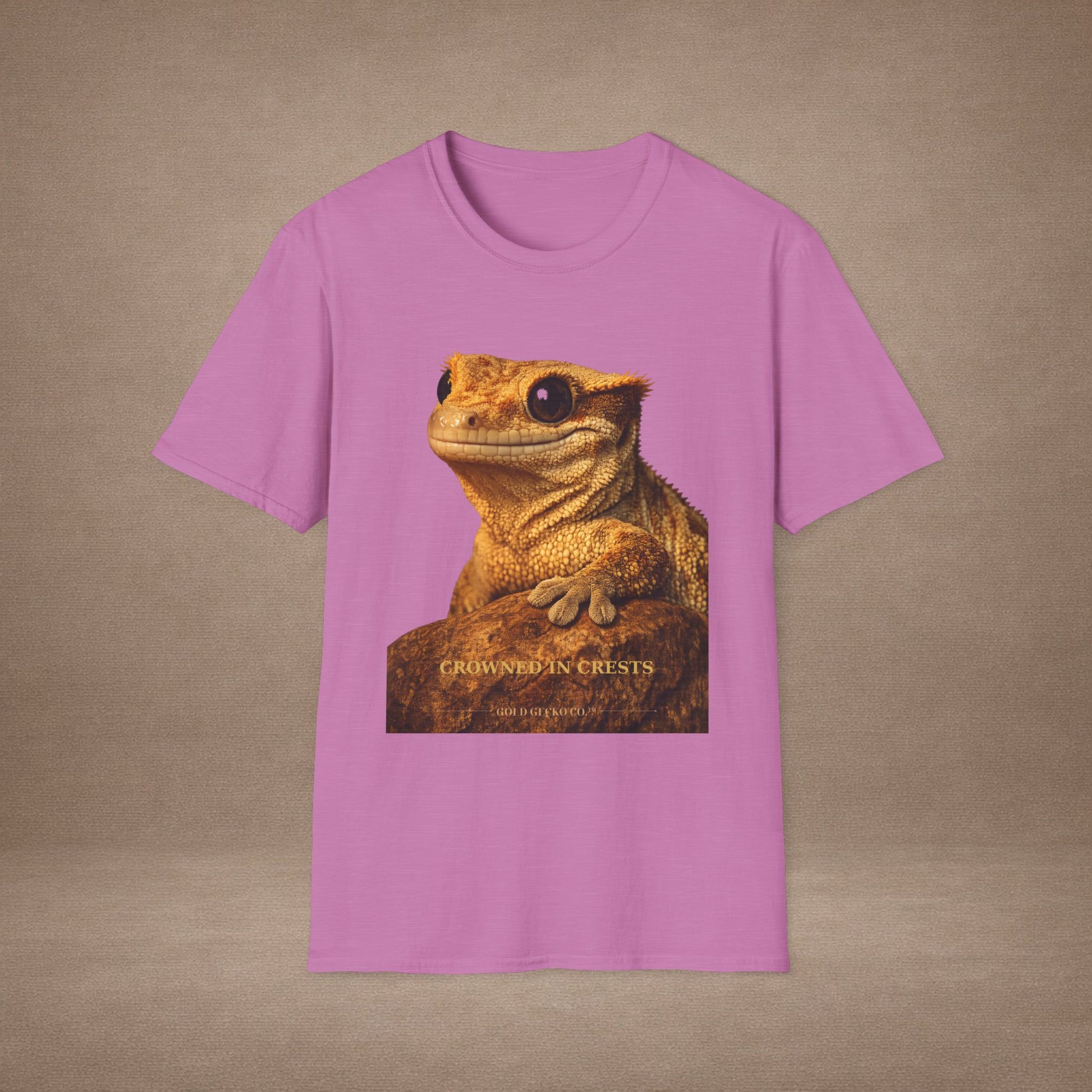 Crested Gecko — Crowned In Crests — photoreal reptile portraits — the ultimate herp appreciation. Gold Gecko Co. Reptile Roll Call collection.