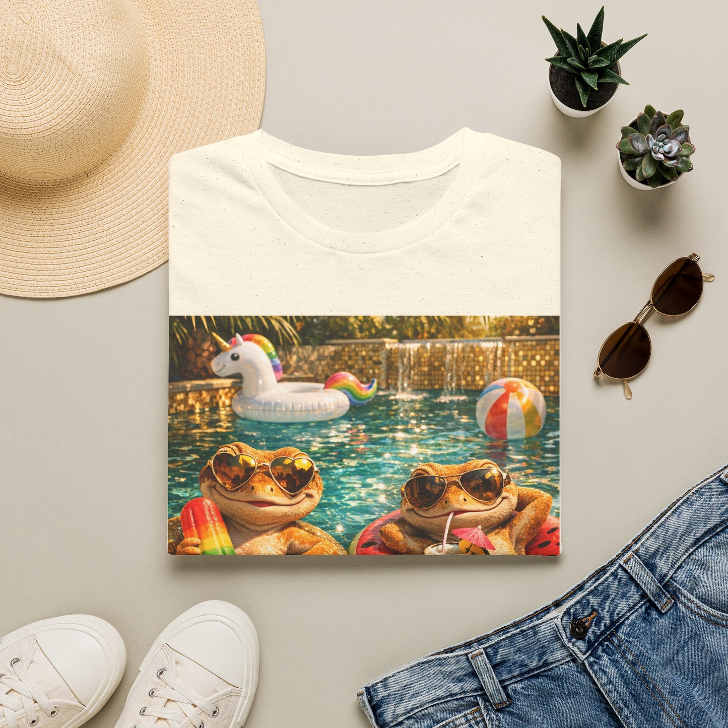 Col1403-02-V2-TS-Gildan64000-FloatLife-Realistic-GoldGeckoCo