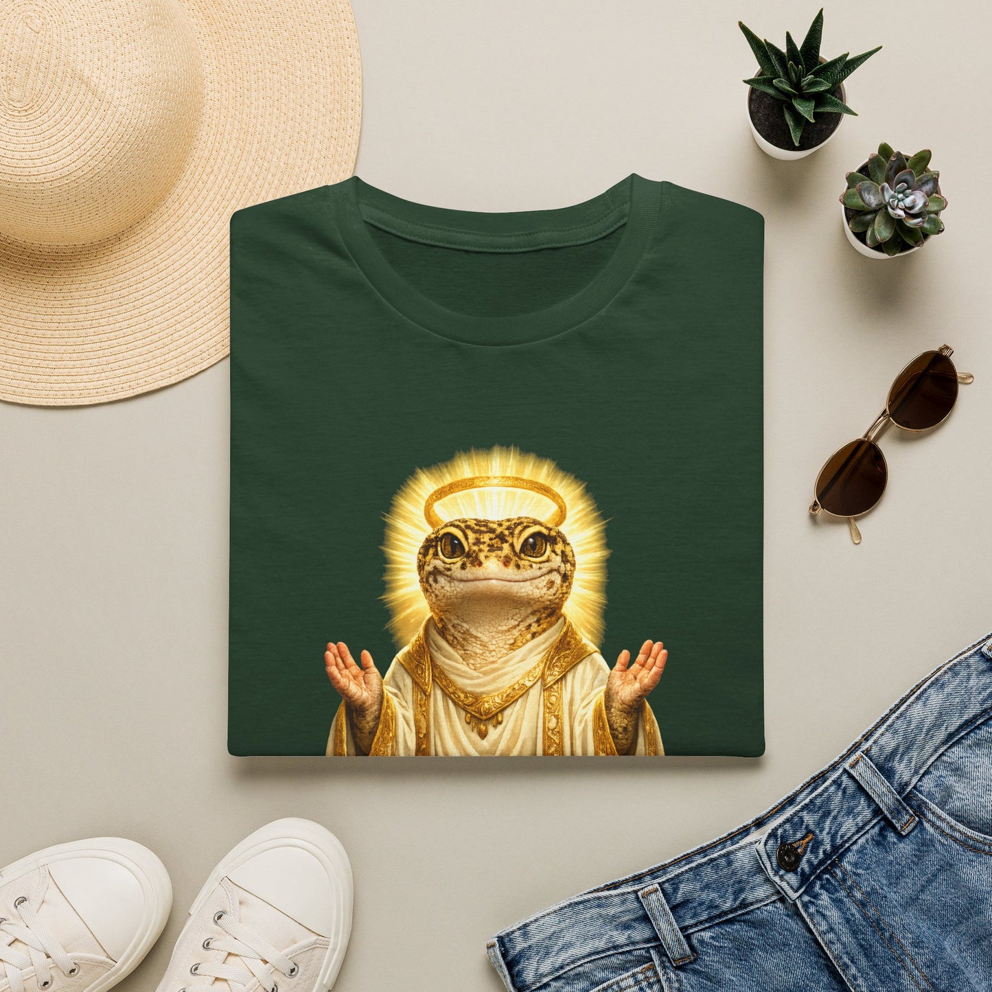 Gold Gecko Co. | Blessed. Covered. Untouchable. | Blessing Gecko Tee