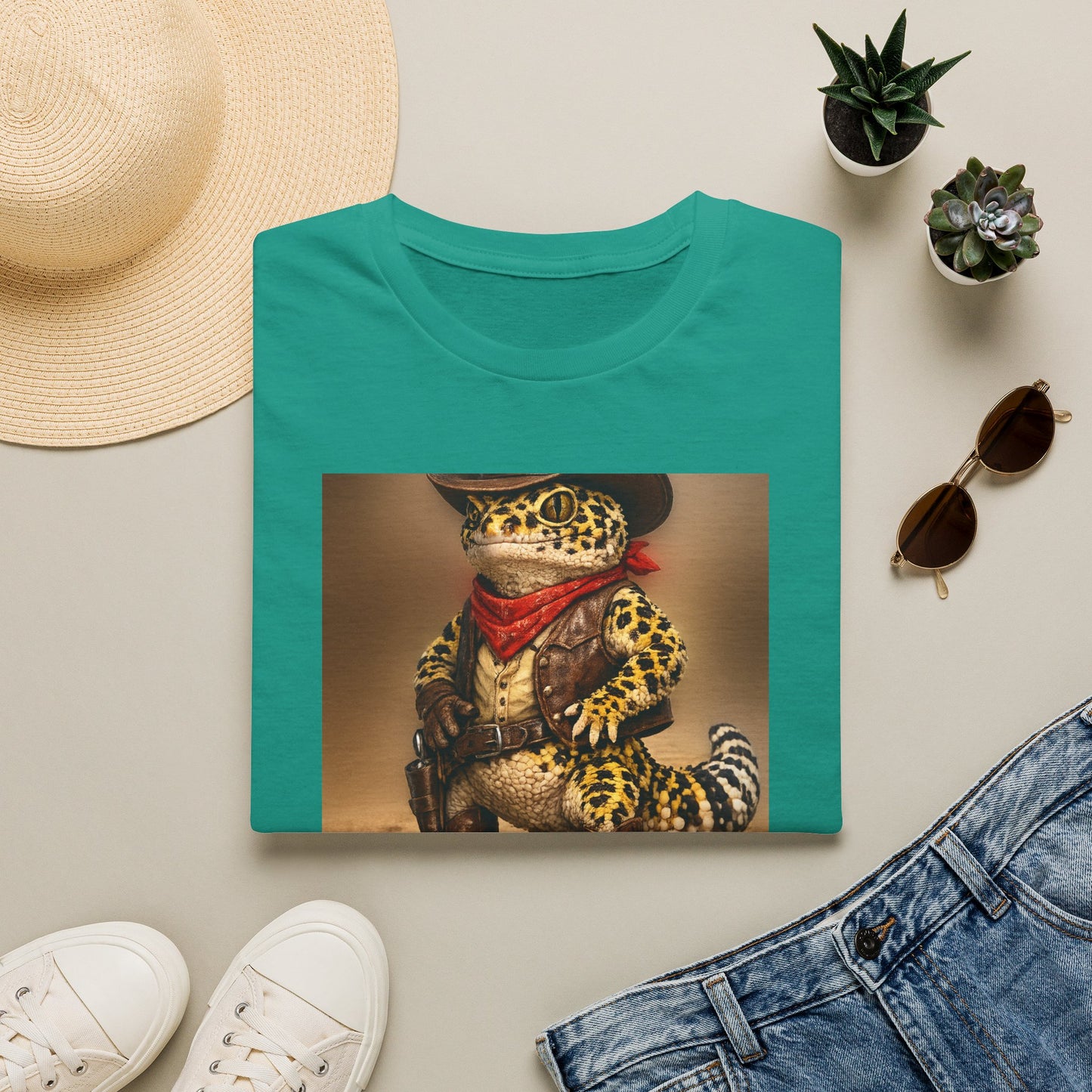 Gold Gecko Co.™ | Cowboy Up | Leopard Gecko | Comfort Colors 6500