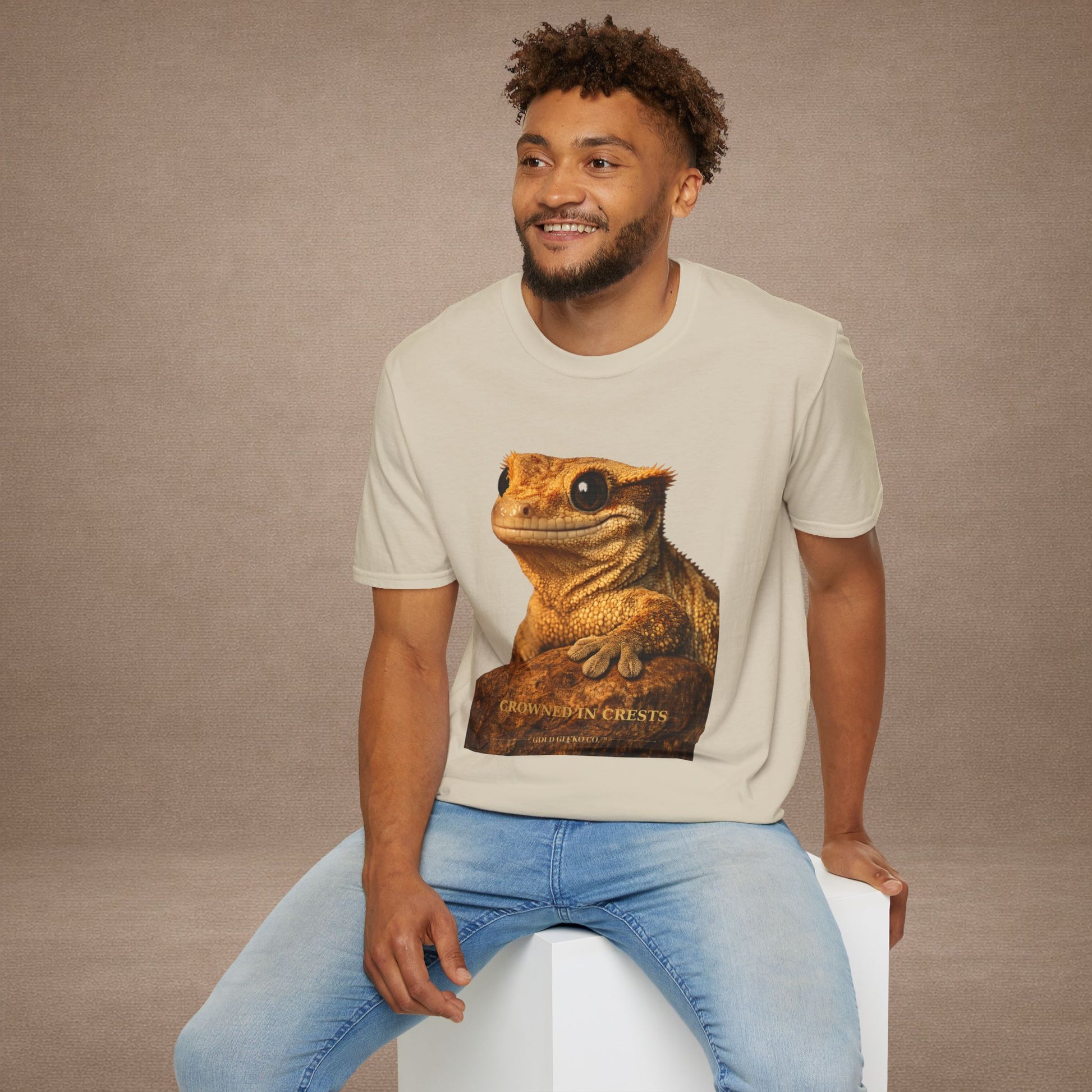 Crested Gecko — Crowned In Crests — photoreal reptile portraits — the ultimate herp appreciation. Gold Gecko Co. Reptile Roll Call collection.