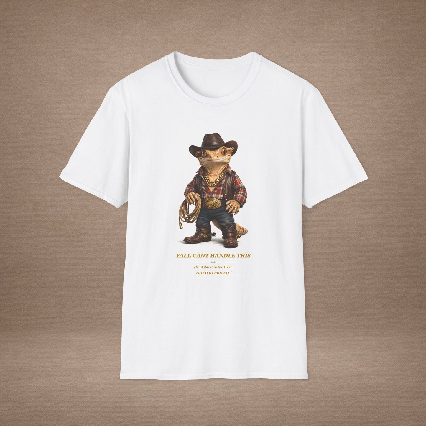 Design #09-1 - Cowboy Gecko - Y'All Can't Handle This