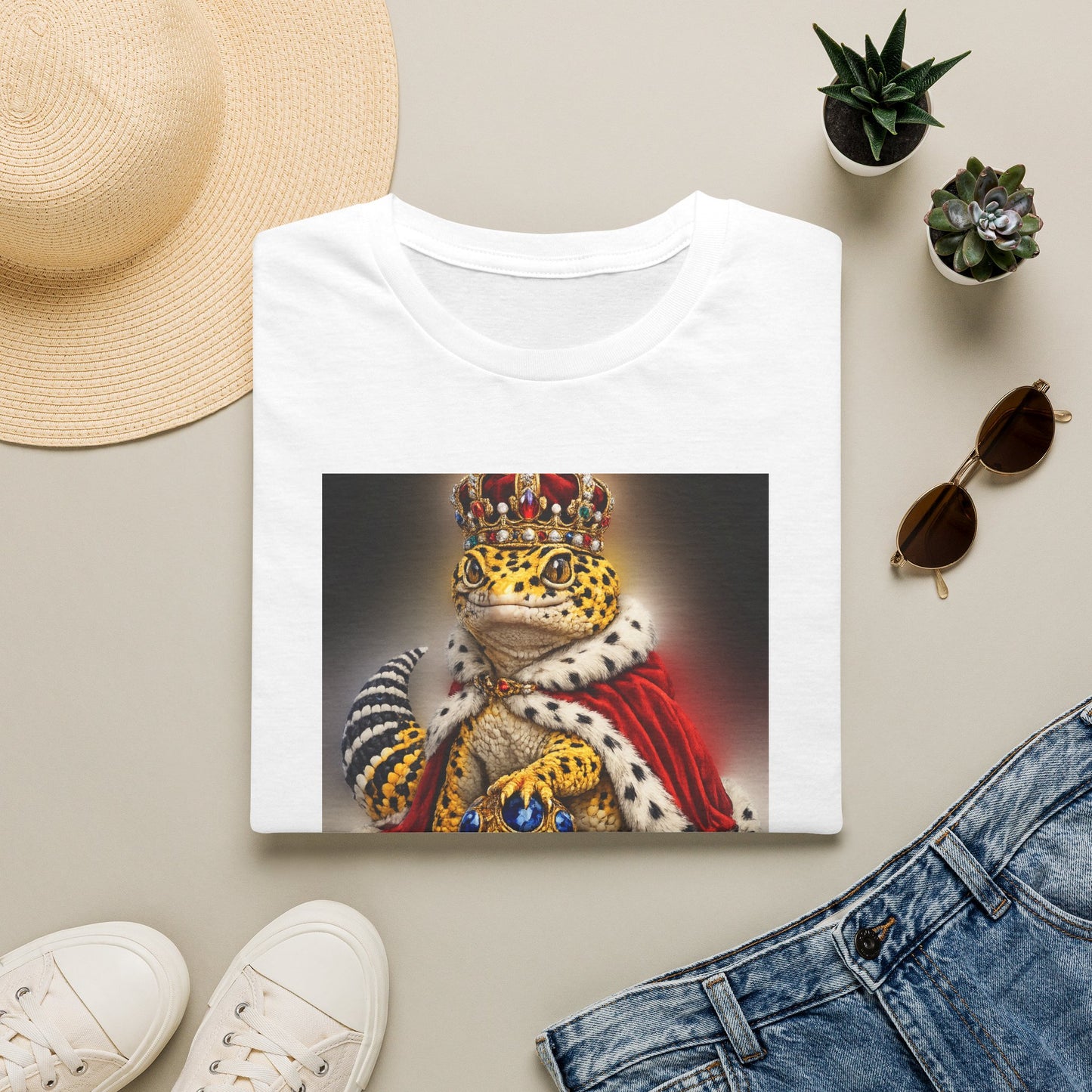 Gold Gecko Co.™ | The Crown Fits | Leopard Gecko | Comfort Colors 6500