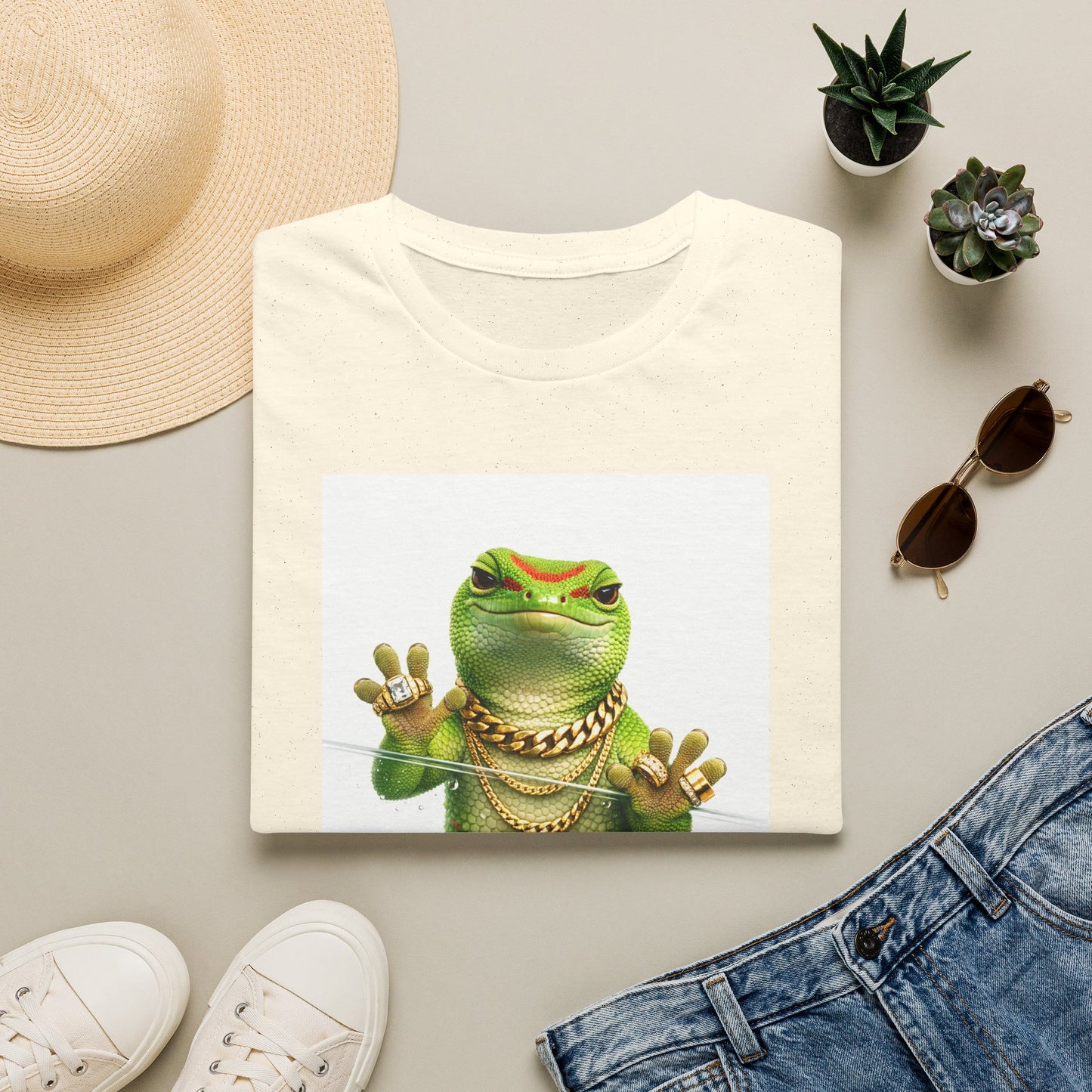 Gold Gecko Co.™ | Glass | Day Gecko | Comfort Colors 6500