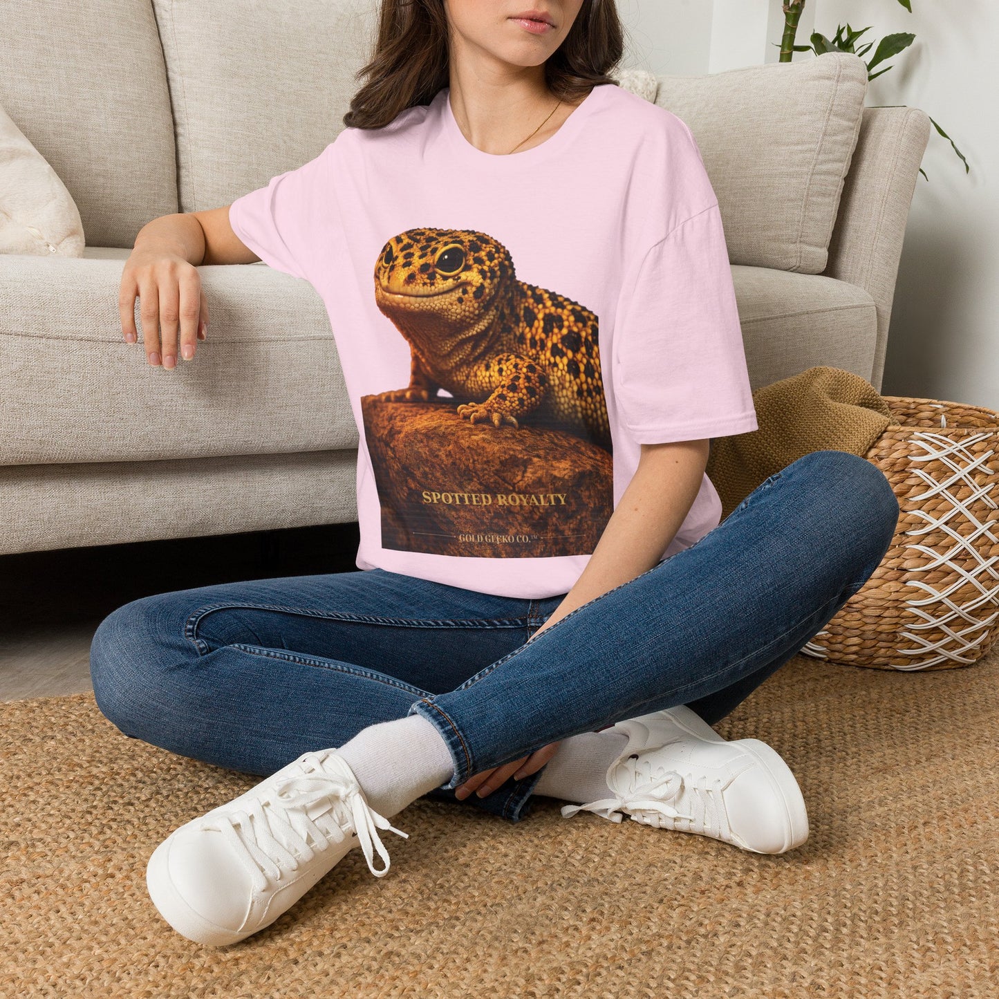 Leopard Gecko — Spotted Royalty — photoreal reptile portraits — the ultimate herp appreciation. Gold Gecko Co. Reptile Roll Call collection.