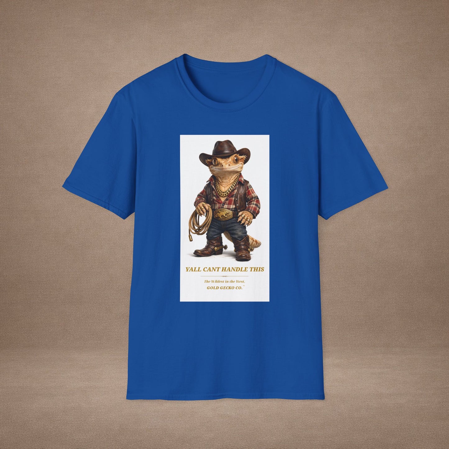 Design #09-1 - Cowboy Gecko - Y'All Can't Handle This