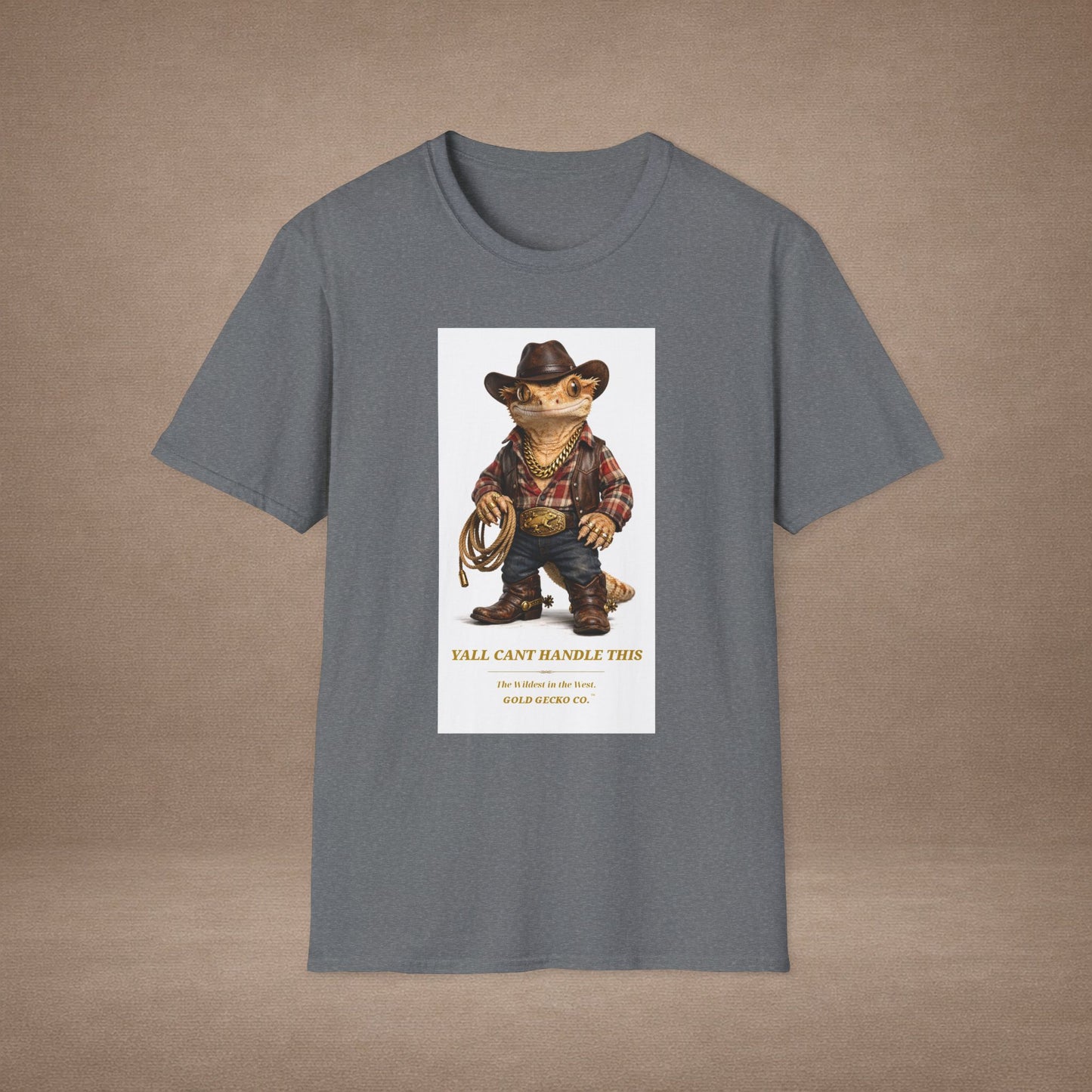 Design #09-1 - Cowboy Gecko - Y'All Can't Handle This