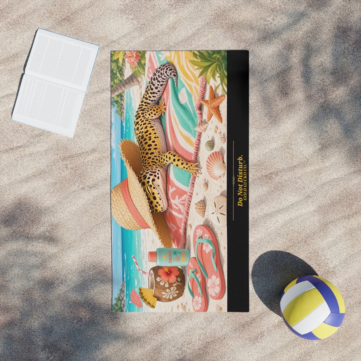 Col2001-02-V1-BT-PrimaPrint-DoNotDisturb-SunhatLounging-Leopard-Illustrated-GoldGeckoCo