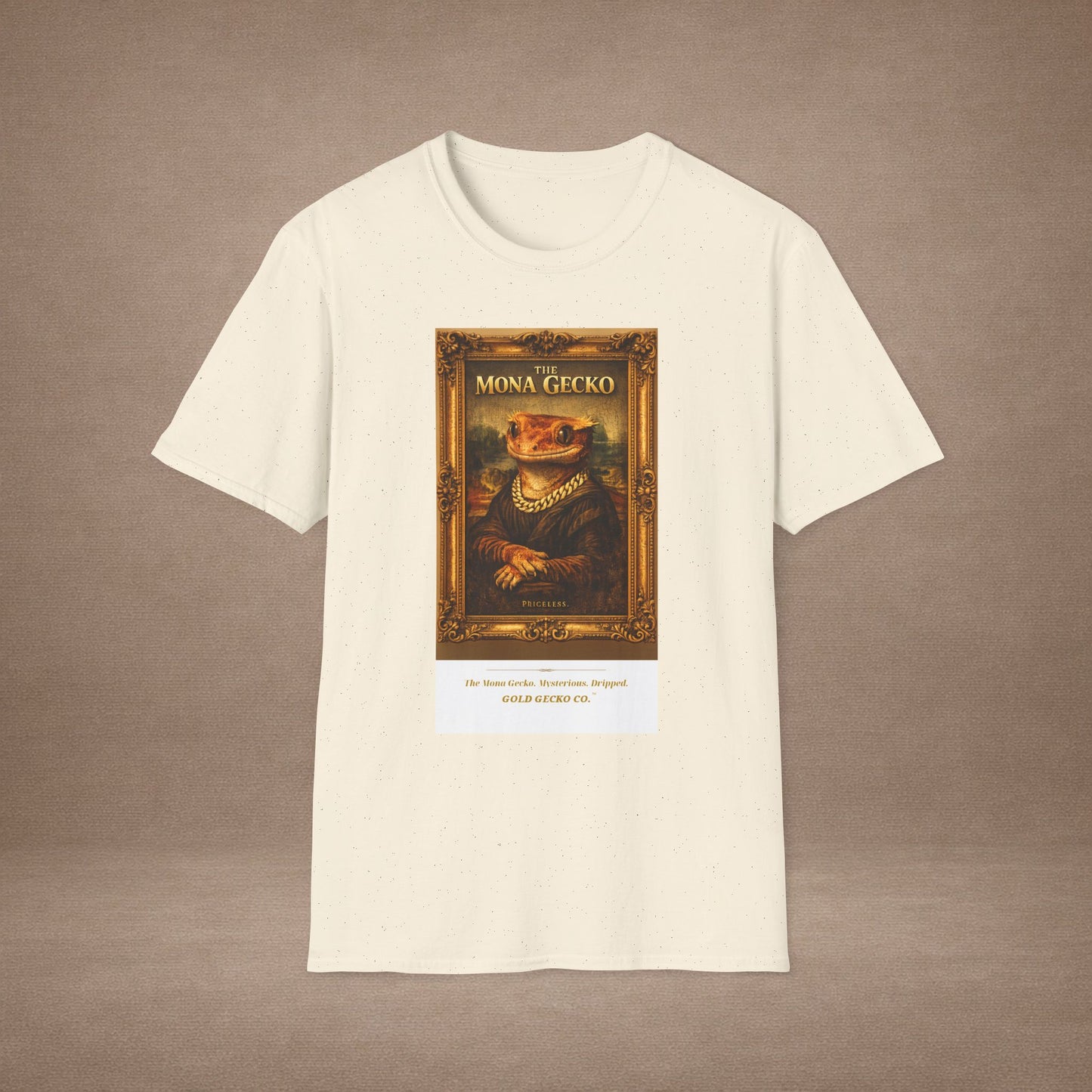 Design #col19-1 - Mona Gecko — Fine Art Tee