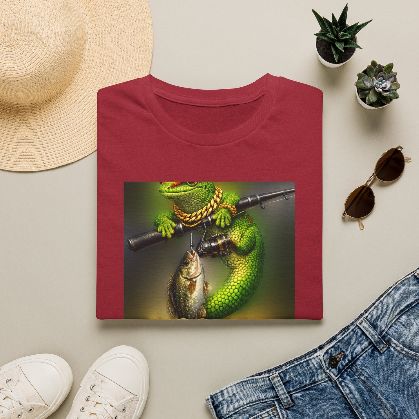 Gold Gecko Co.™ | Hooked on the Good Life | Day Gecko | Comfort Colors 6500