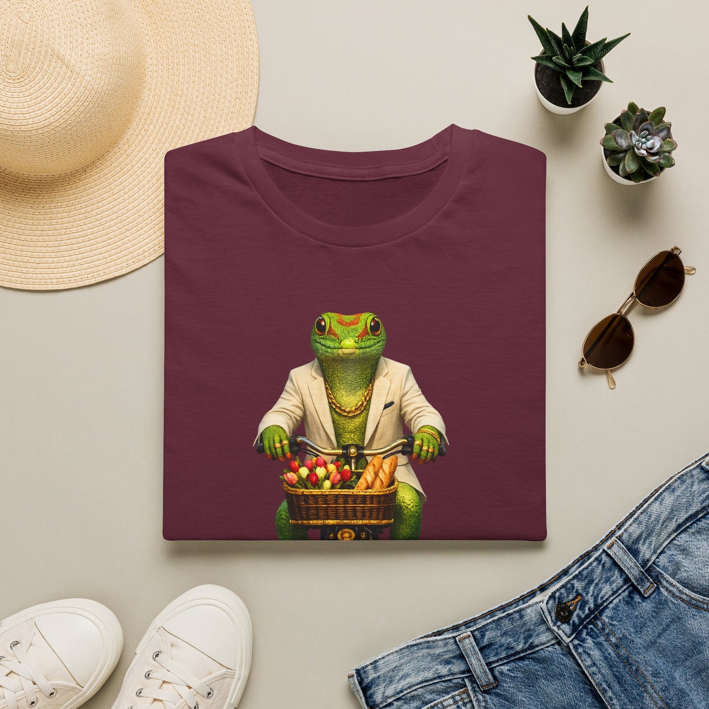 Gold Gecko Co.™ | Bike | Day Gecko | Comfort Colors 6500