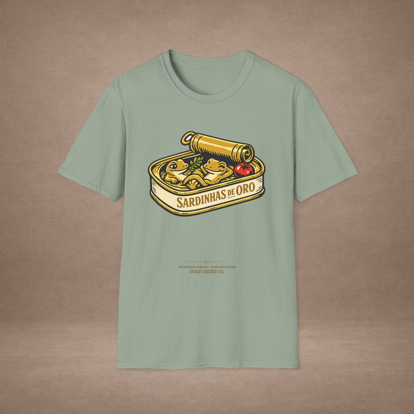 Sardinhas de Ouro Portuguese fish market graphic t-shirt — Gold Gecko Co.