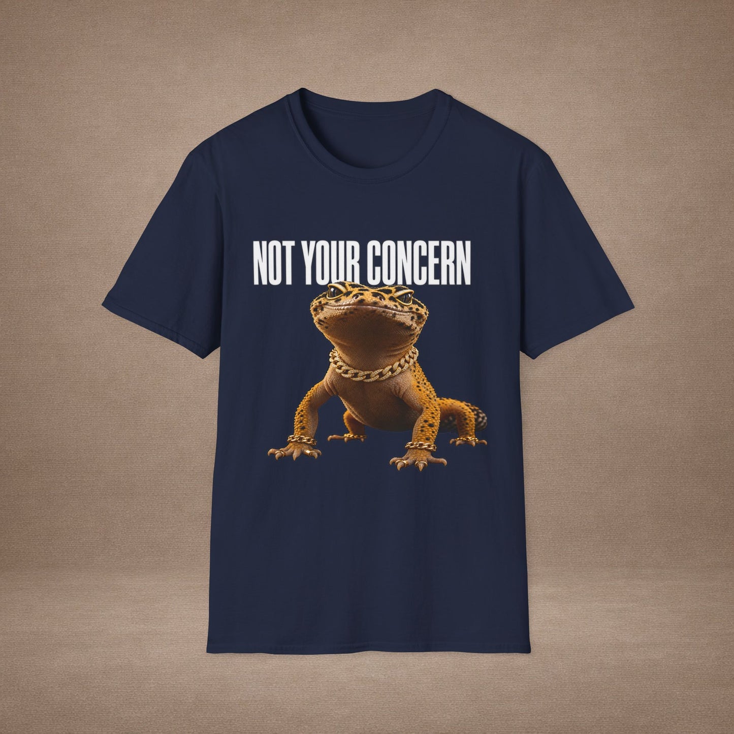 DESIGN # 4 Not Your Concern — Leopard Gecko Tee