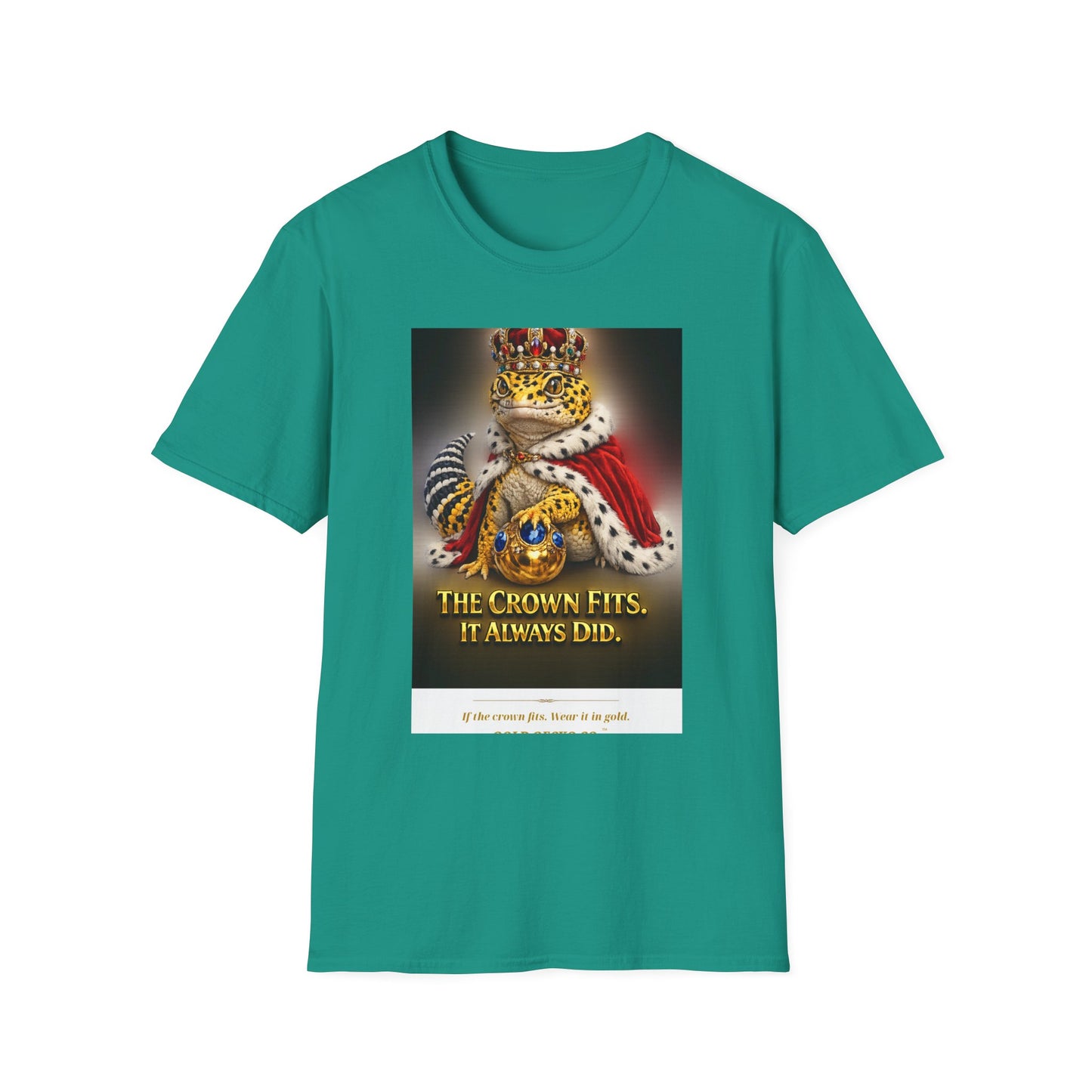 Gold Gecko Co.™ | The Crown Fits | Leopard Gecko | Comfort Colors 6500