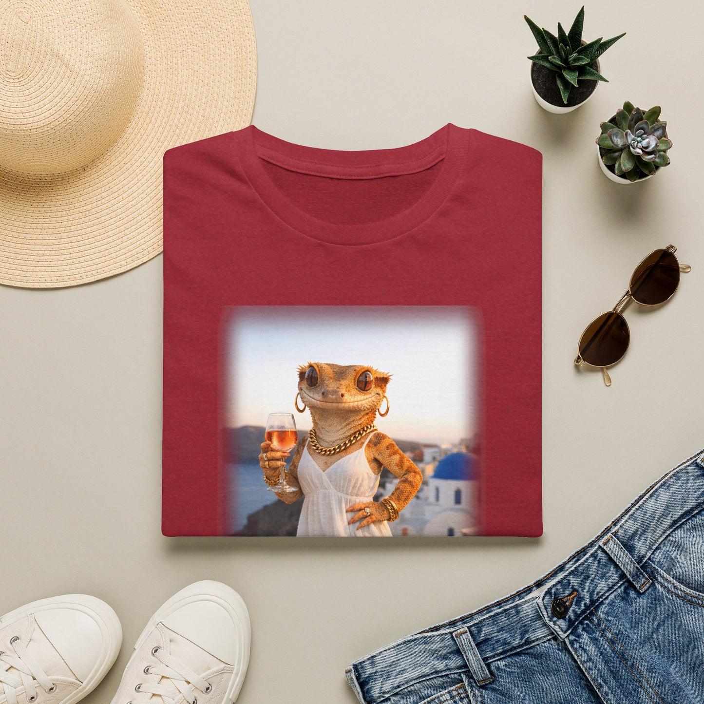 Gold Gecko Co.™ | Santorini | Crested Gecko | Comfort Colors 6500