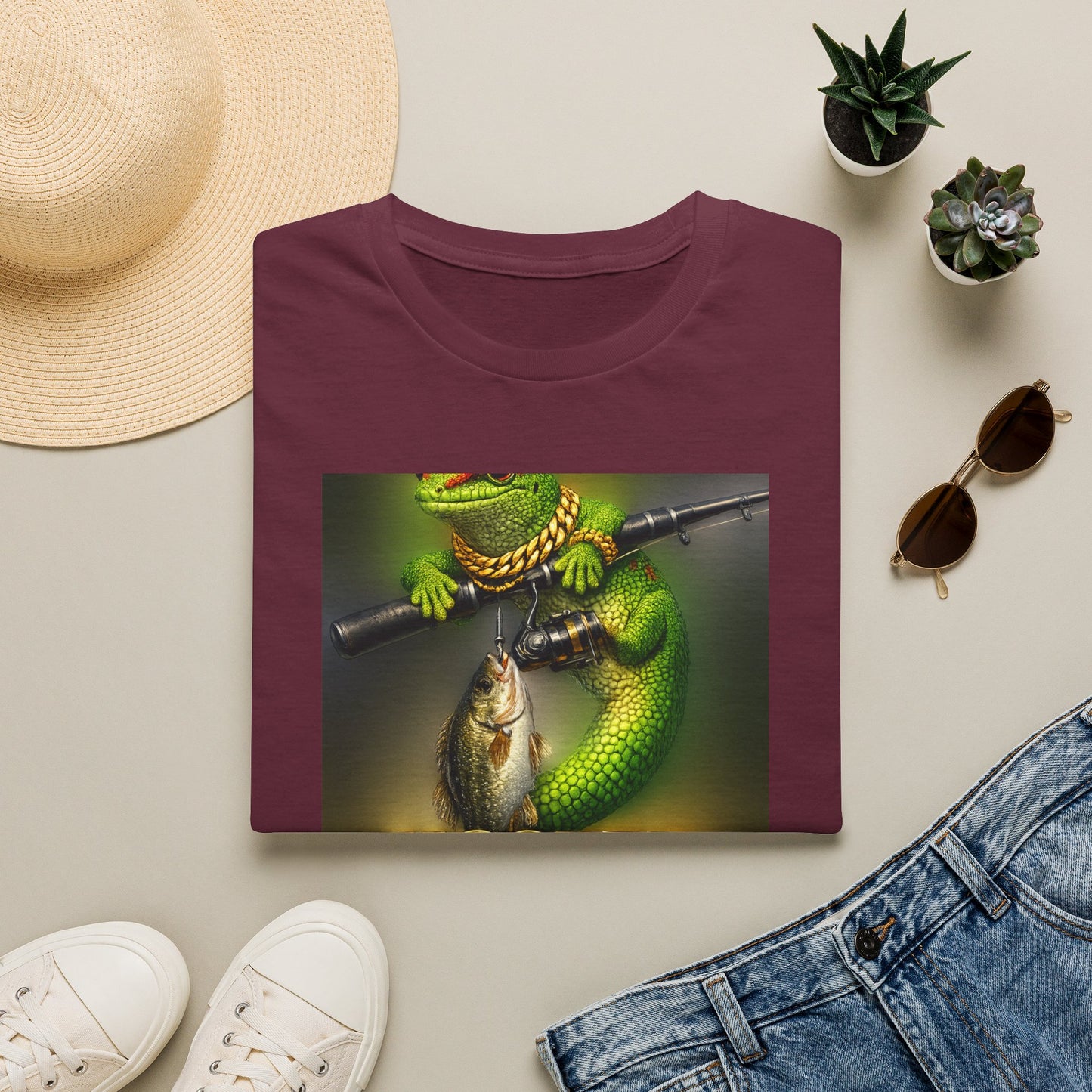 Gold Gecko Co.™ | Hooked on the Good Life | Day Gecko | Comfort Colors 6500