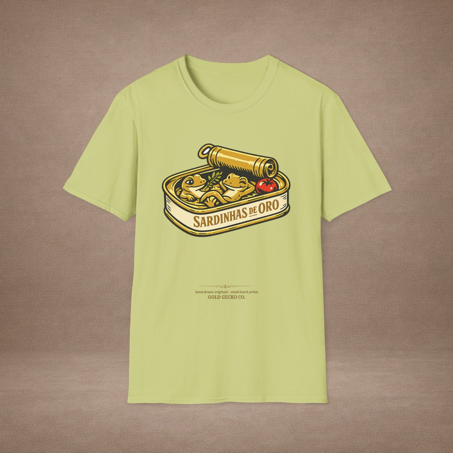 Sardinhas de Ouro Portuguese fish market graphic t-shirt — Gold Gecko Co.