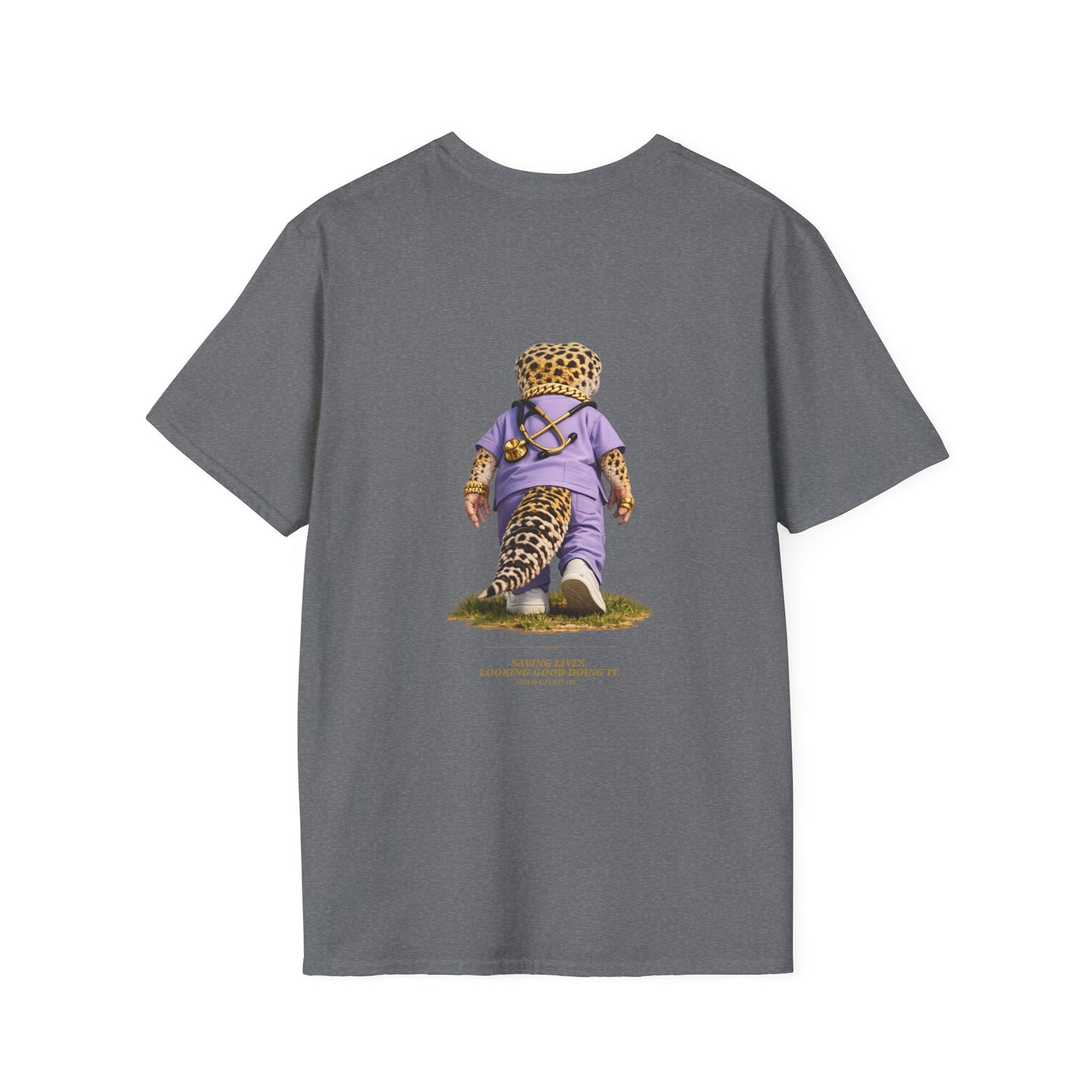 Gold Gecko Co.™ | Scrubs | Leopard Gecko | Comfort Colors 6500