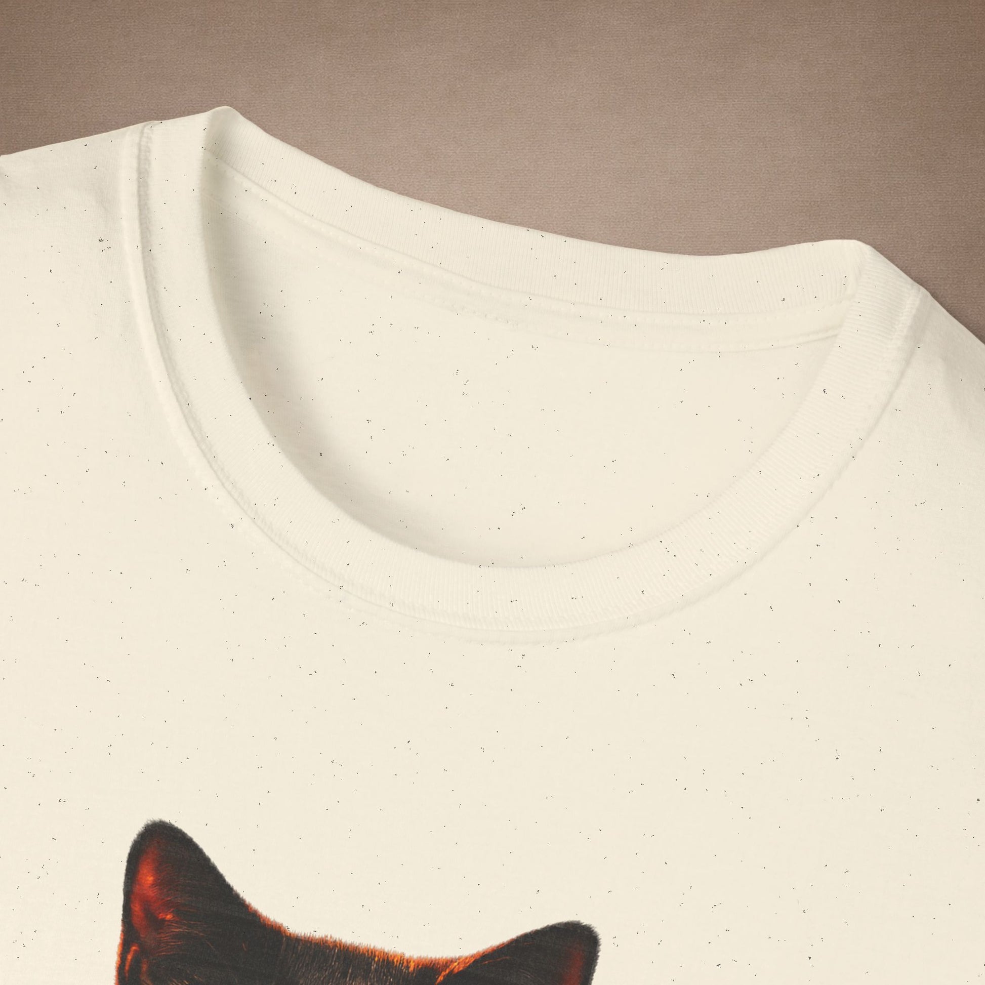 Black Cat — Lucky Charm — photoreal cat breed portraits paired with tiny gecko compani. Gold Gecko Co. Cats & Geckos collection.