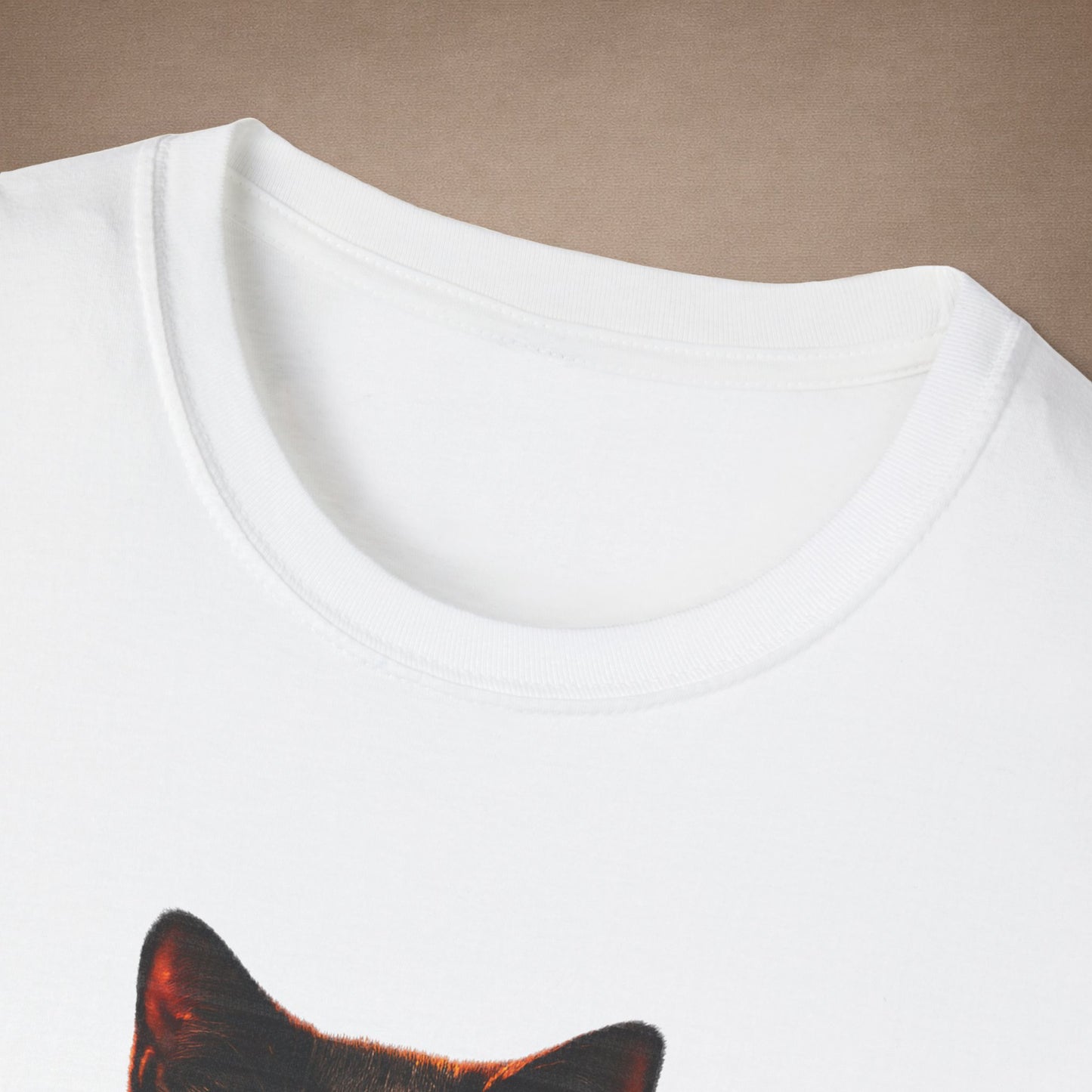 Black Cat — Lucky Charm — photoreal cat breed portraits paired with tiny gecko compani. Gold Gecko Co. Cats & Geckos collection.