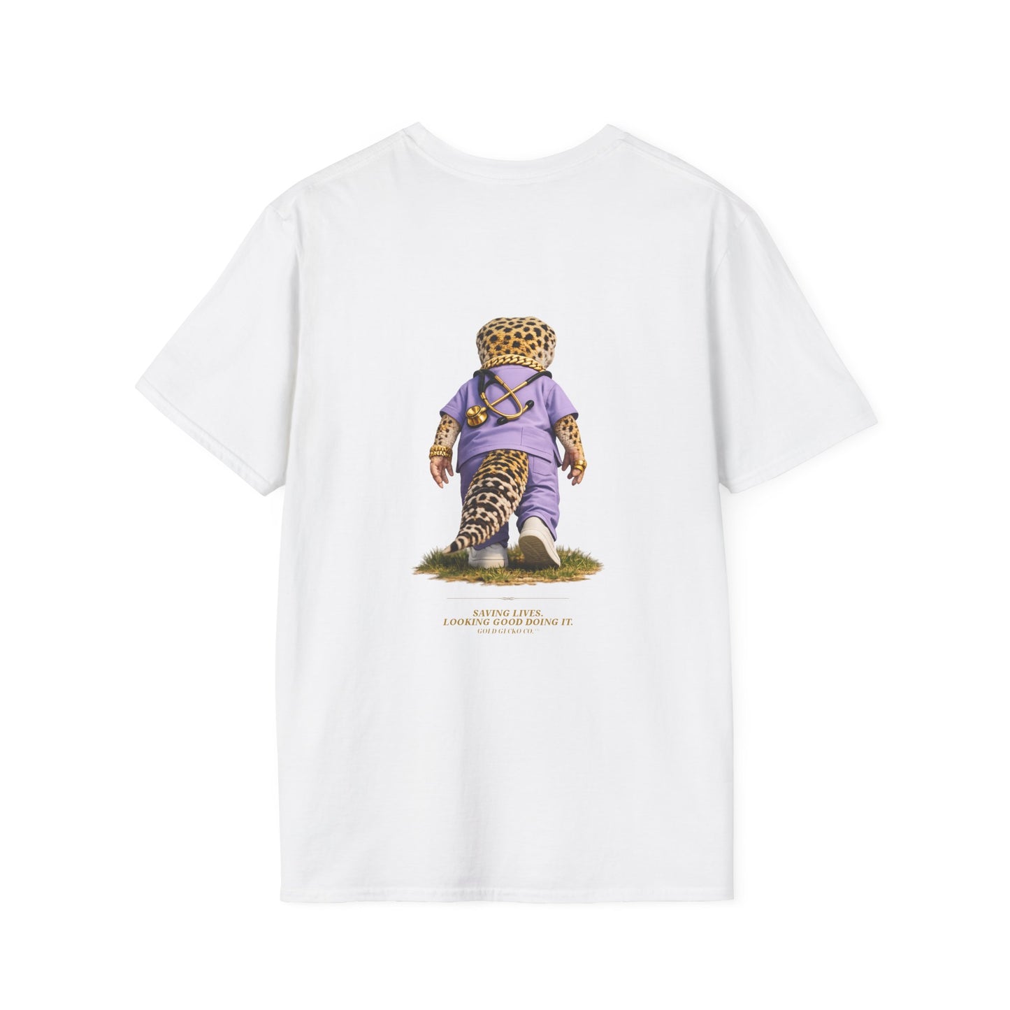 Gold Gecko Co.™ | Scrubs | Leopard Gecko | Comfort Colors 6500
