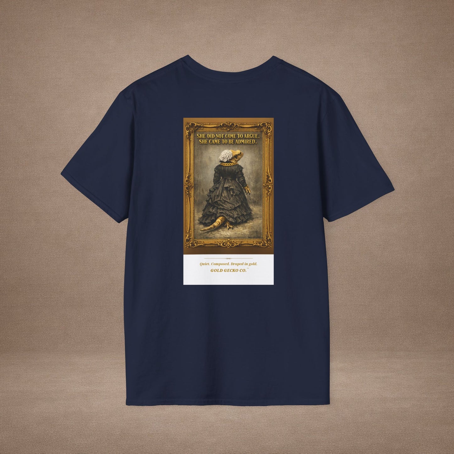 Design #col19-4 - Whistler's Gecko— Fine Art Tee
