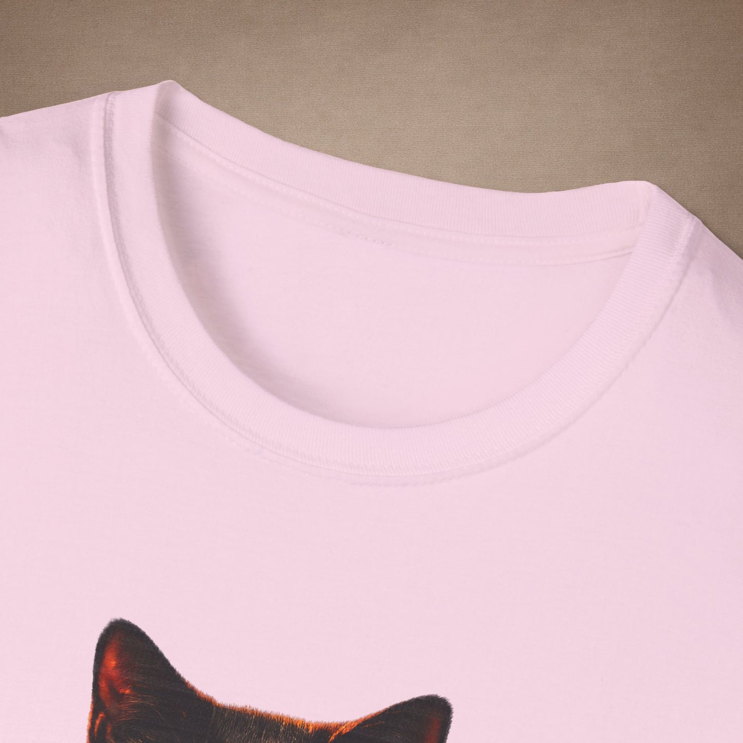 Black Cat — Lucky Charm — photoreal cat breed portraits paired with tiny gecko compani. Gold Gecko Co. Cats & Geckos collection.