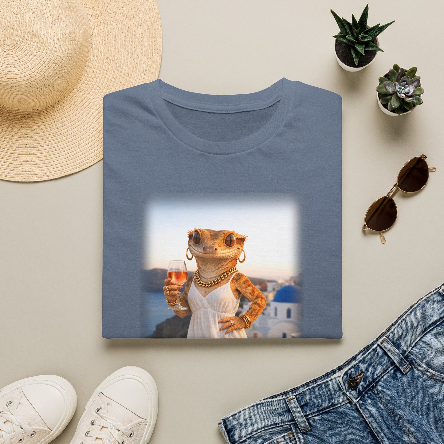 Gold Gecko Co.™ | Santorini | Crested Gecko | Comfort Colors 6500