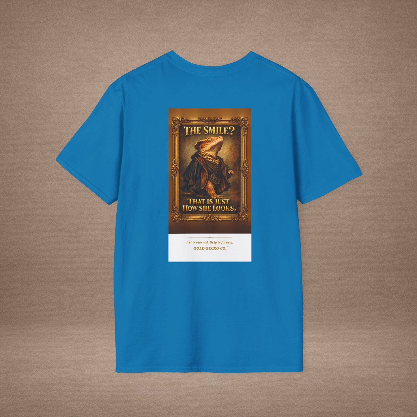 Design #col19-1 - Mona Gecko — Fine Art Tee