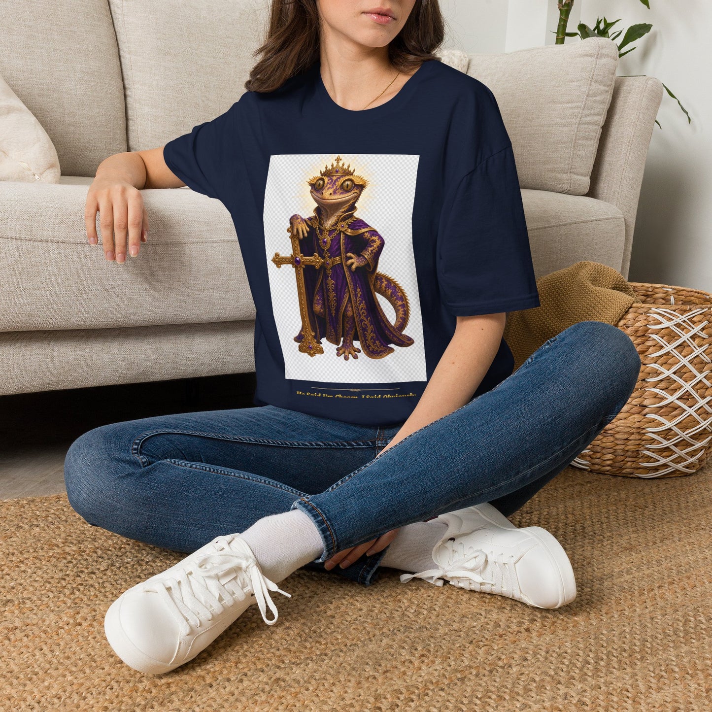 Gold Gecko Co. | He Said I'm Chosen. I Said Obviously. | Faith Gecko Tee