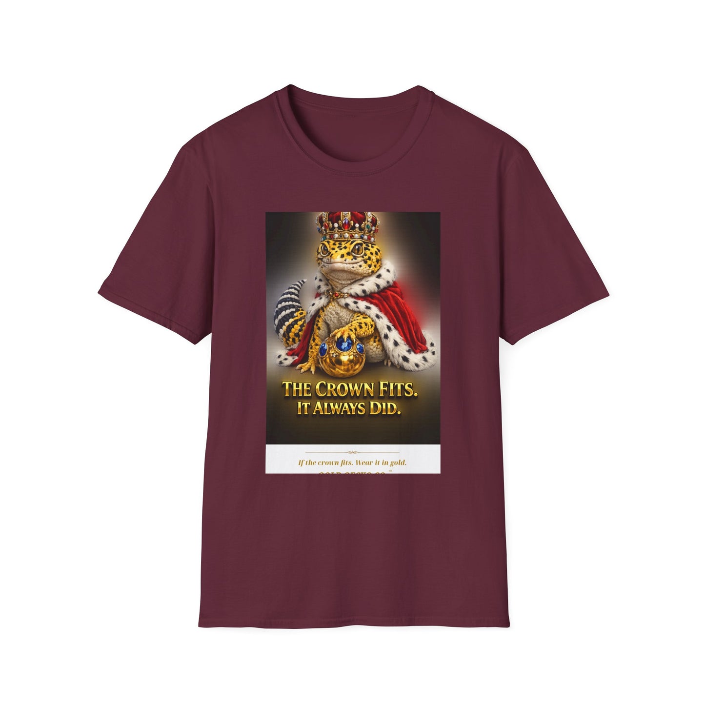 Gold Gecko Co.™ | The Crown Fits | Leopard Gecko | Comfort Colors 6500