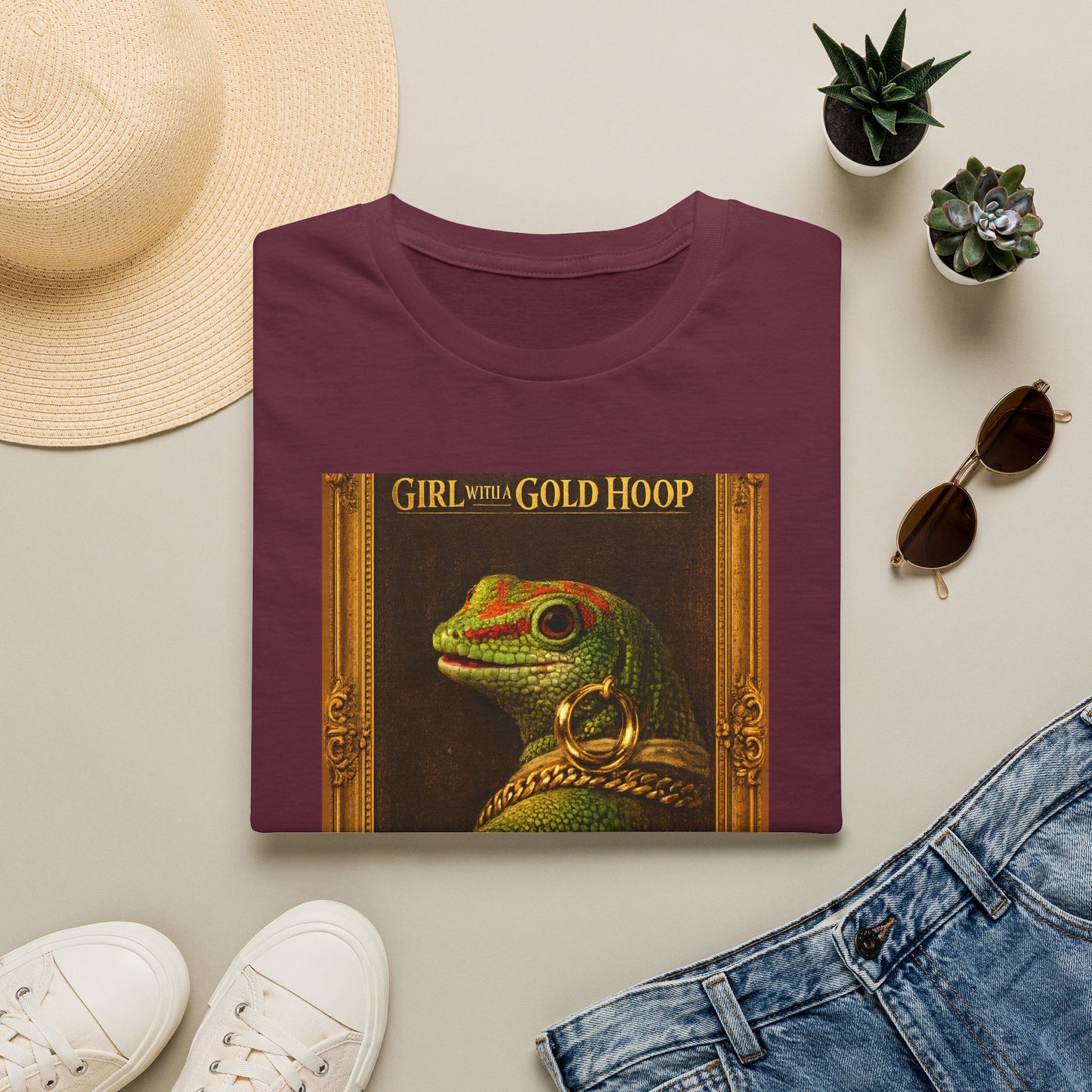 Col1119-7-V1-TS-CC6500-GoldHoopGirl-Crested-GoldGeckoCo