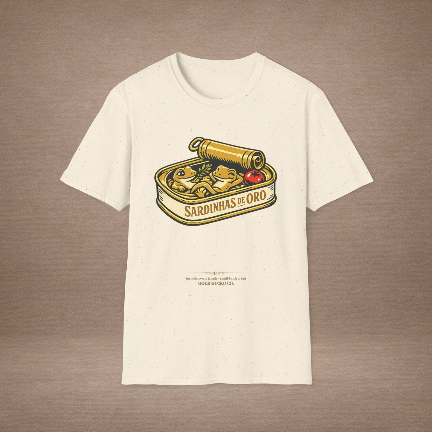Sardinhas de Ouro Portuguese fish market graphic t-shirt — Gold Gecko Co.