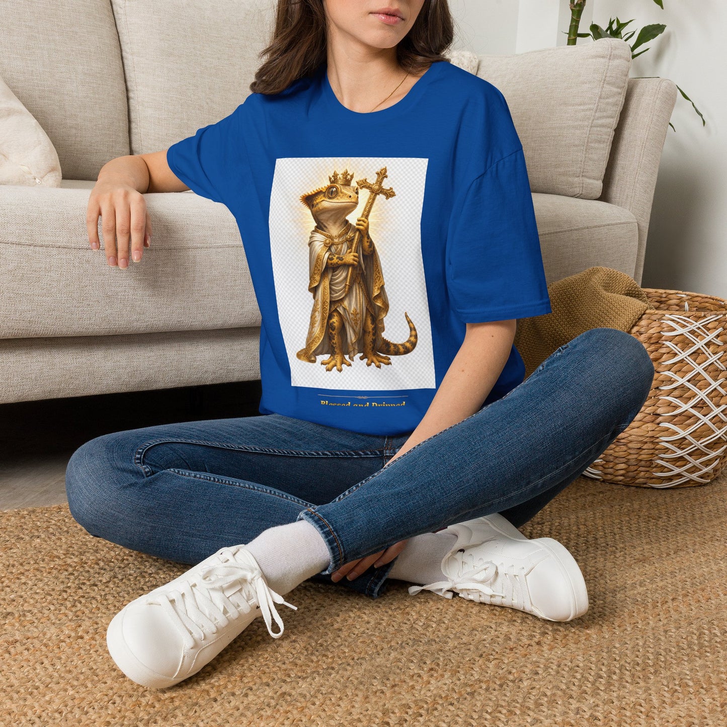 Gold Gecko Co. | Blessed and Dripped | Faith Gecko Tee